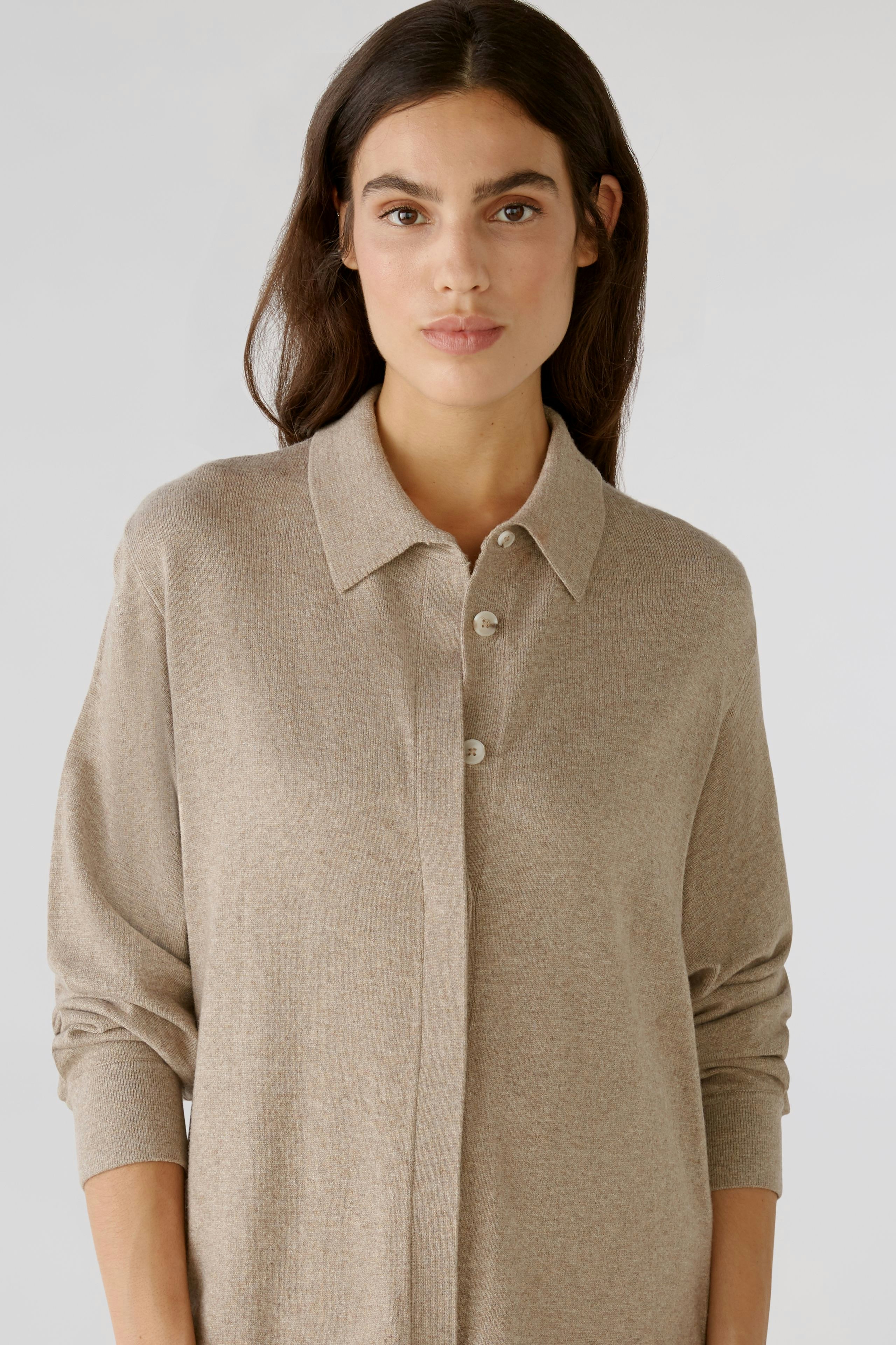 Bild 4 von Strickjacke - Taupe Melange in Taupe Melange | Oui