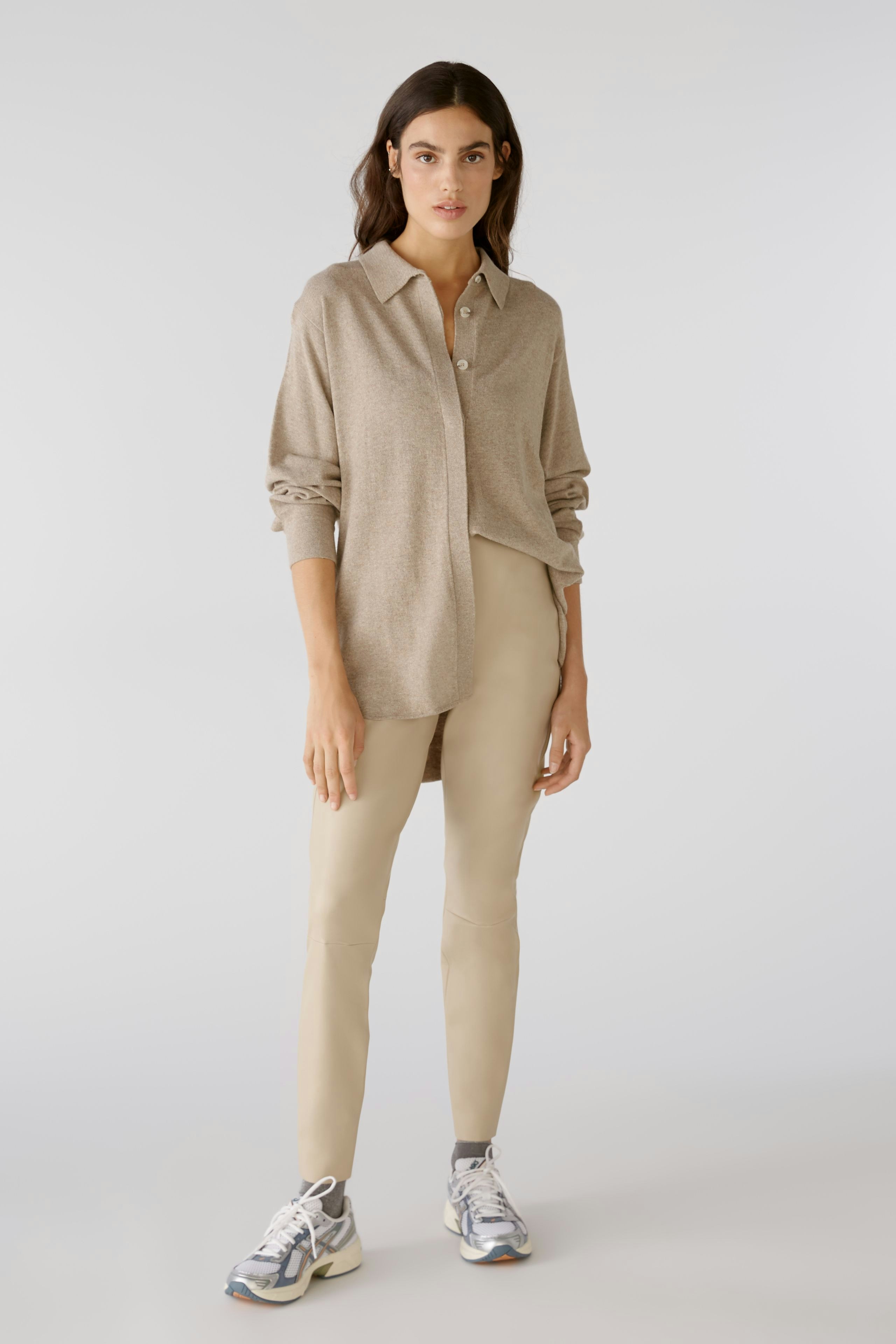 Bild 1 von Strickjacke - Taupe Melange in Taupe Melange | Oui