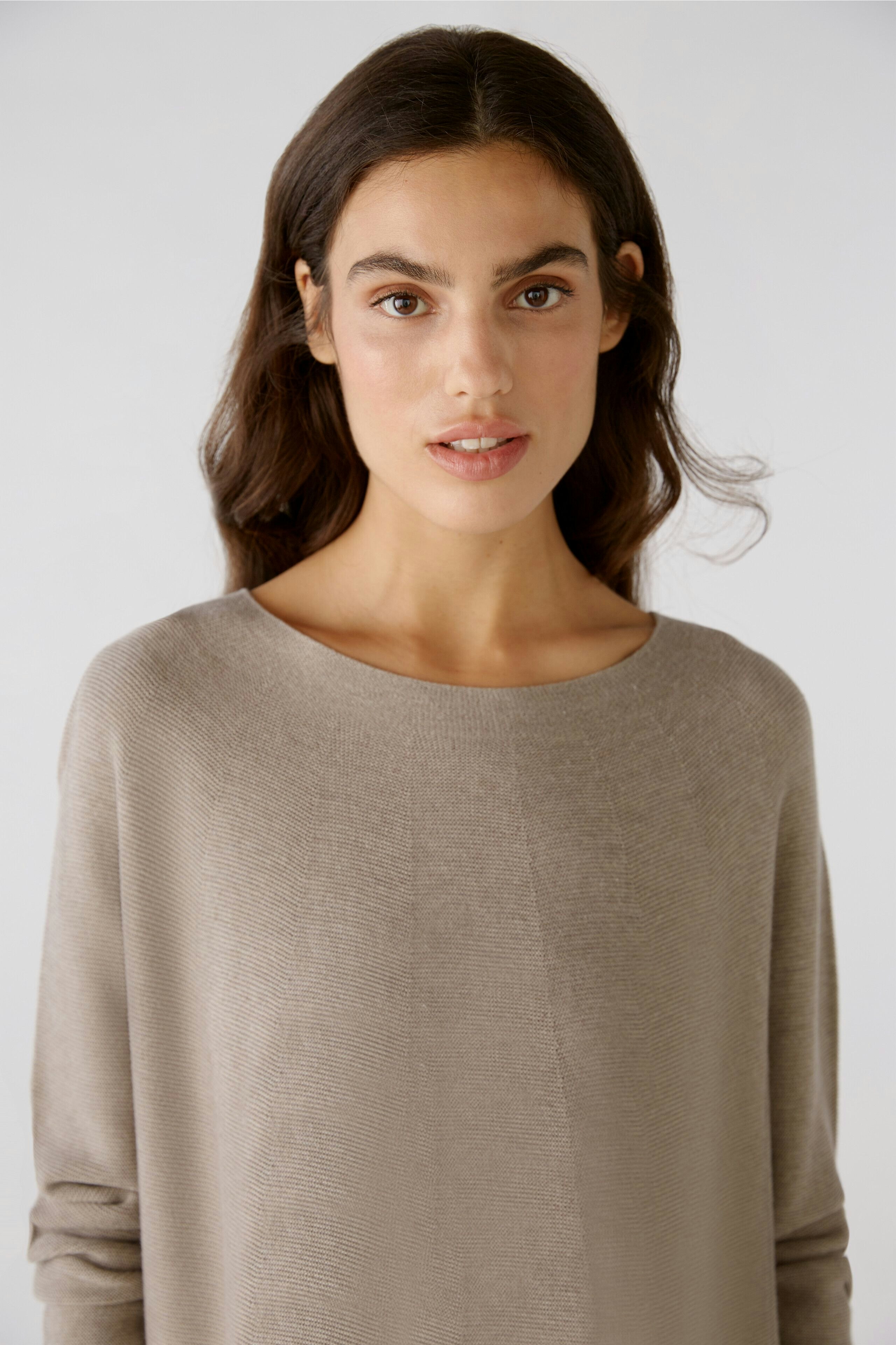 Bild 4 von Knitted dress - Taupe Melange in Taupe Melange | Oui