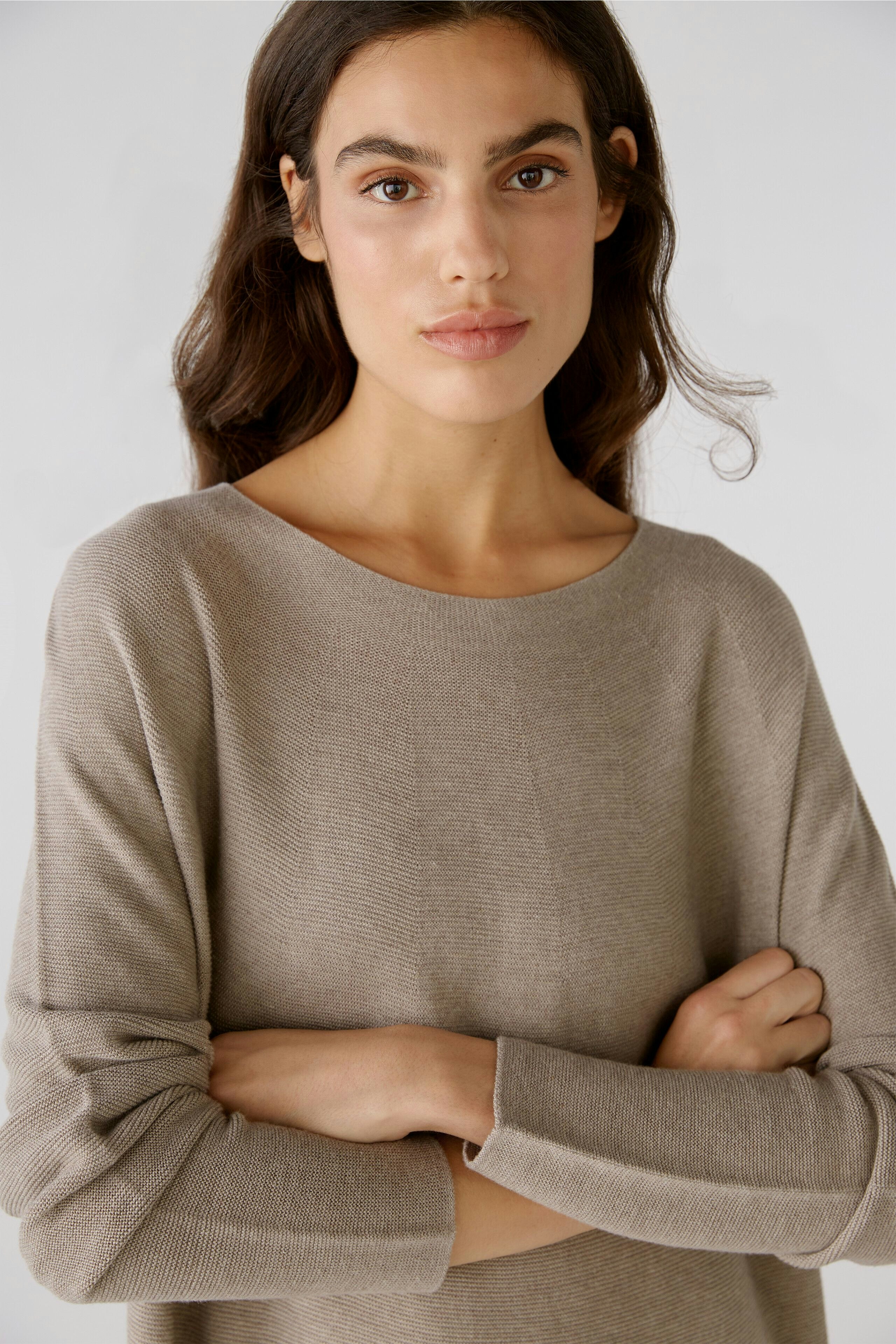 Bild 5 von Knitted dress - Taupe Melange in Taupe Melange | Oui