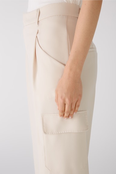 Bild 4 von Cargo trousers - offwhite in offwhite | Oui