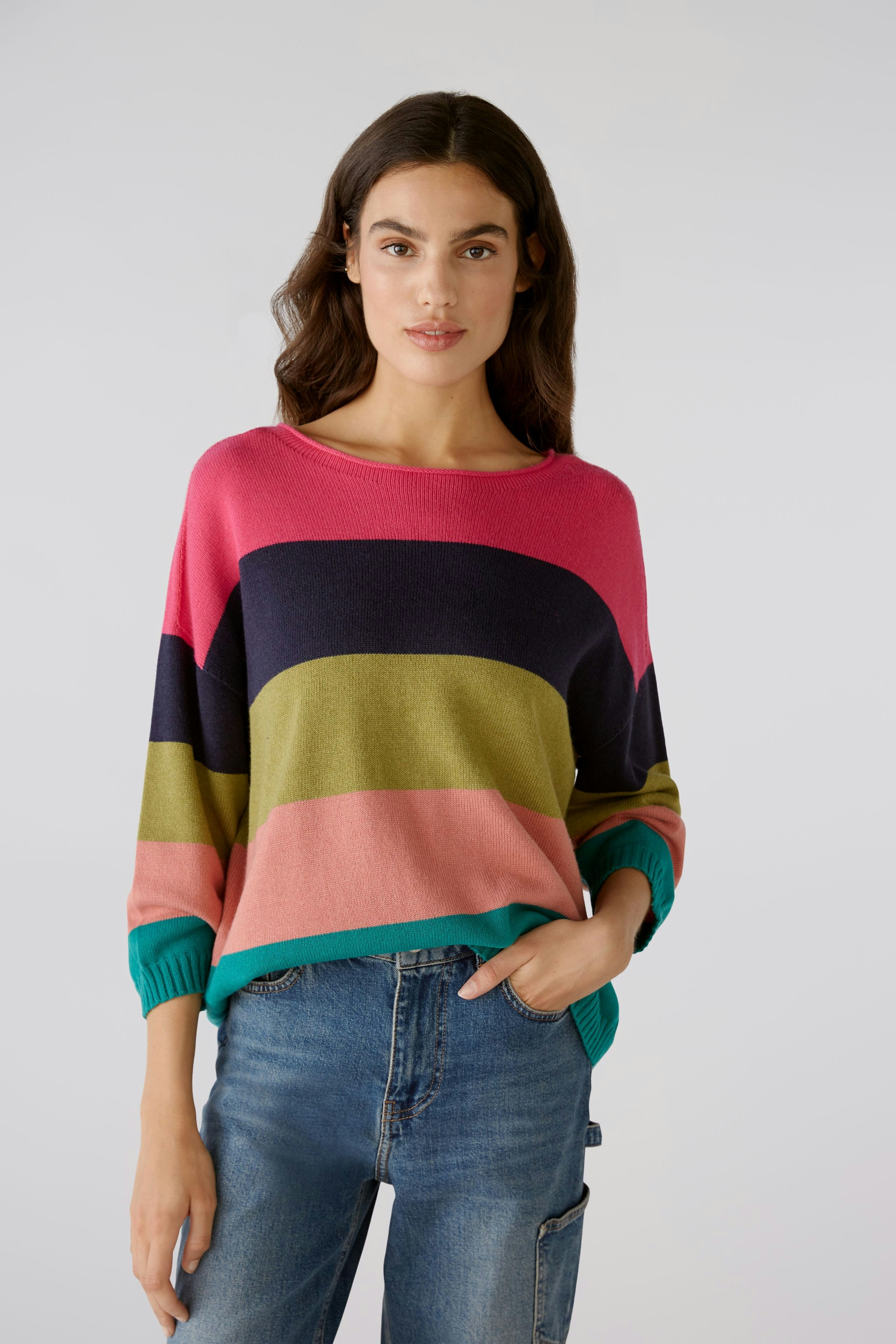 Bild 2 von pullover - pink green in pink green | Oui