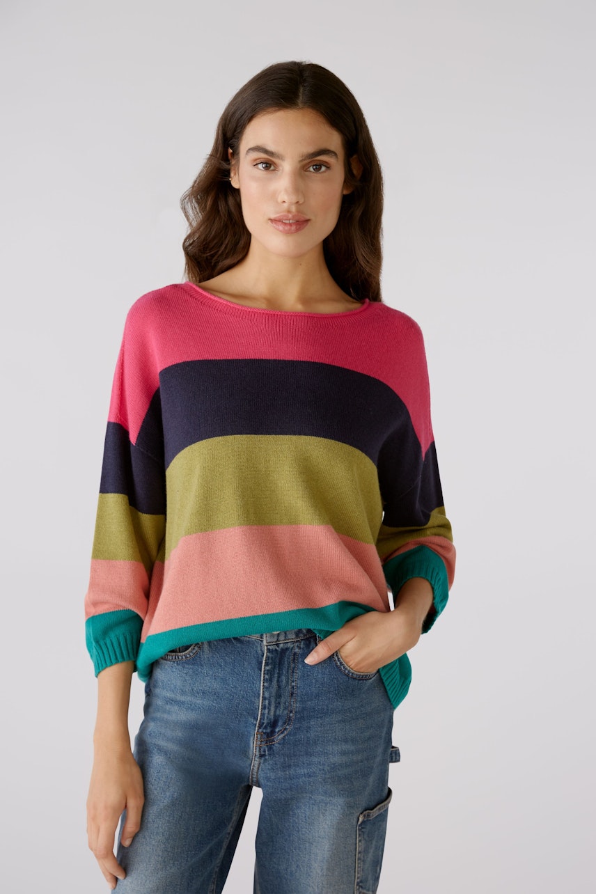 Bild 2 von Pullover - pink green in pink green | Oui