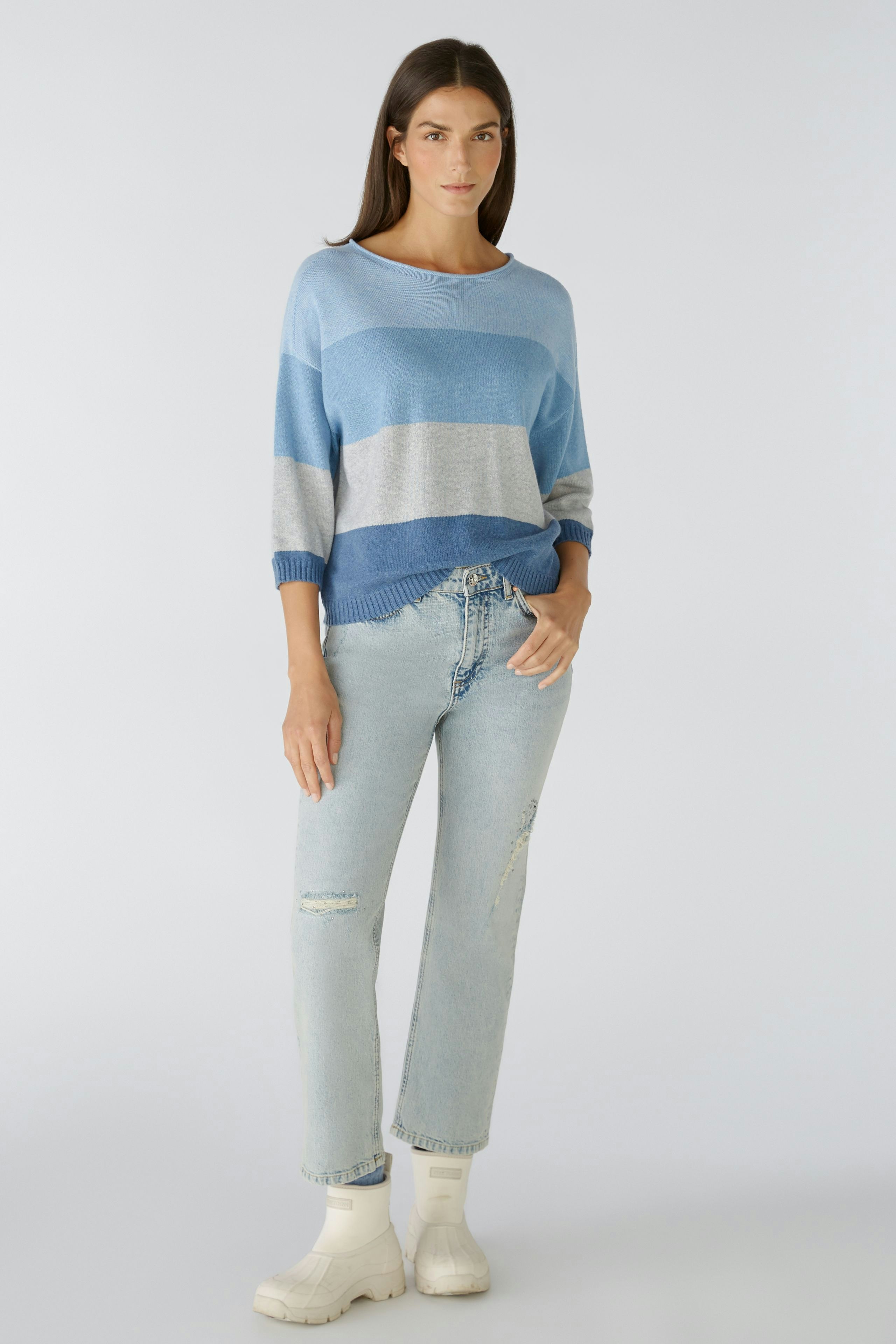 Bild 2 von Pullover - light blue grey in light blue grey | Oui