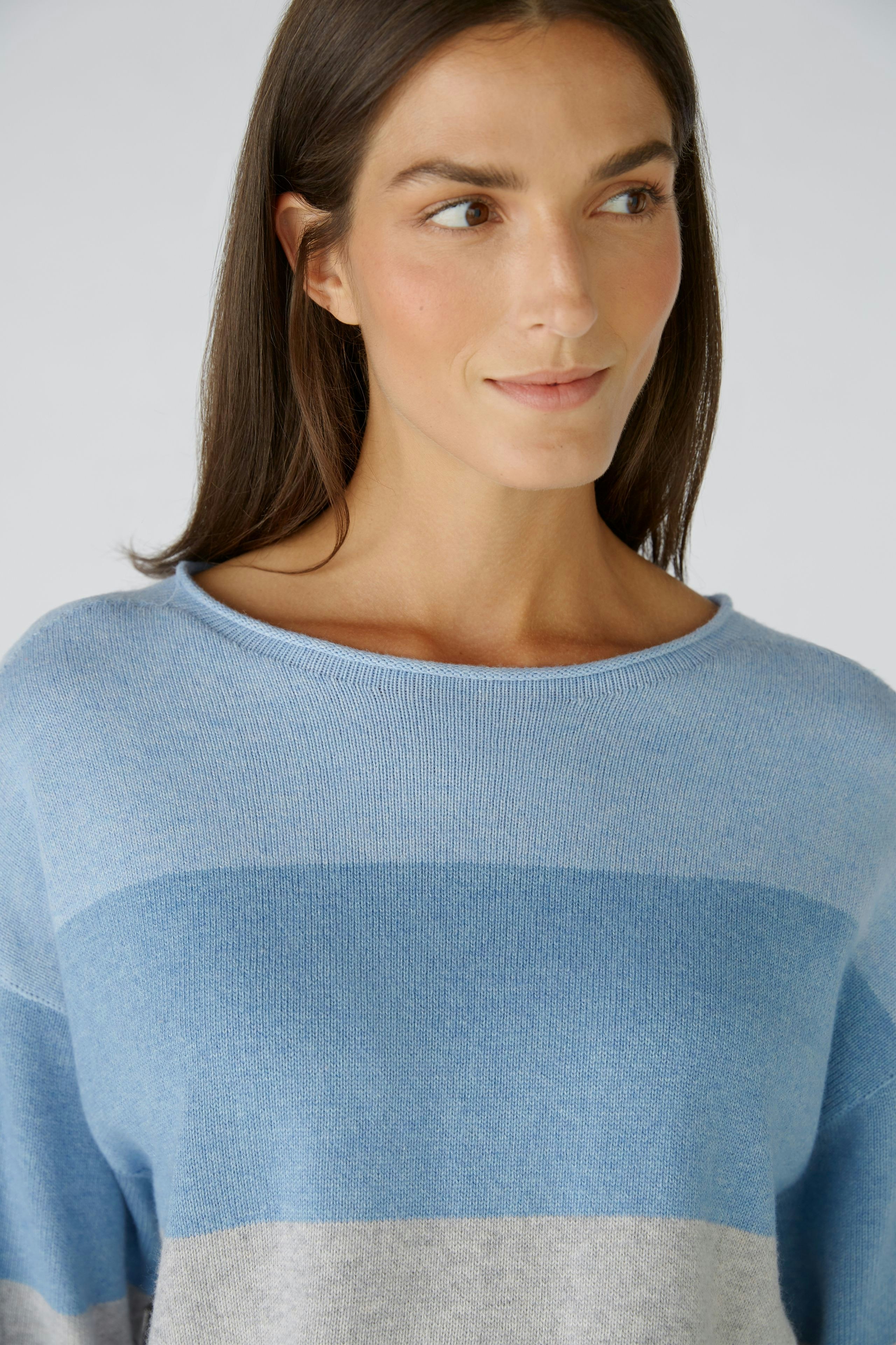Bild 4 von Pullover - light blue grey in light blue grey | Oui