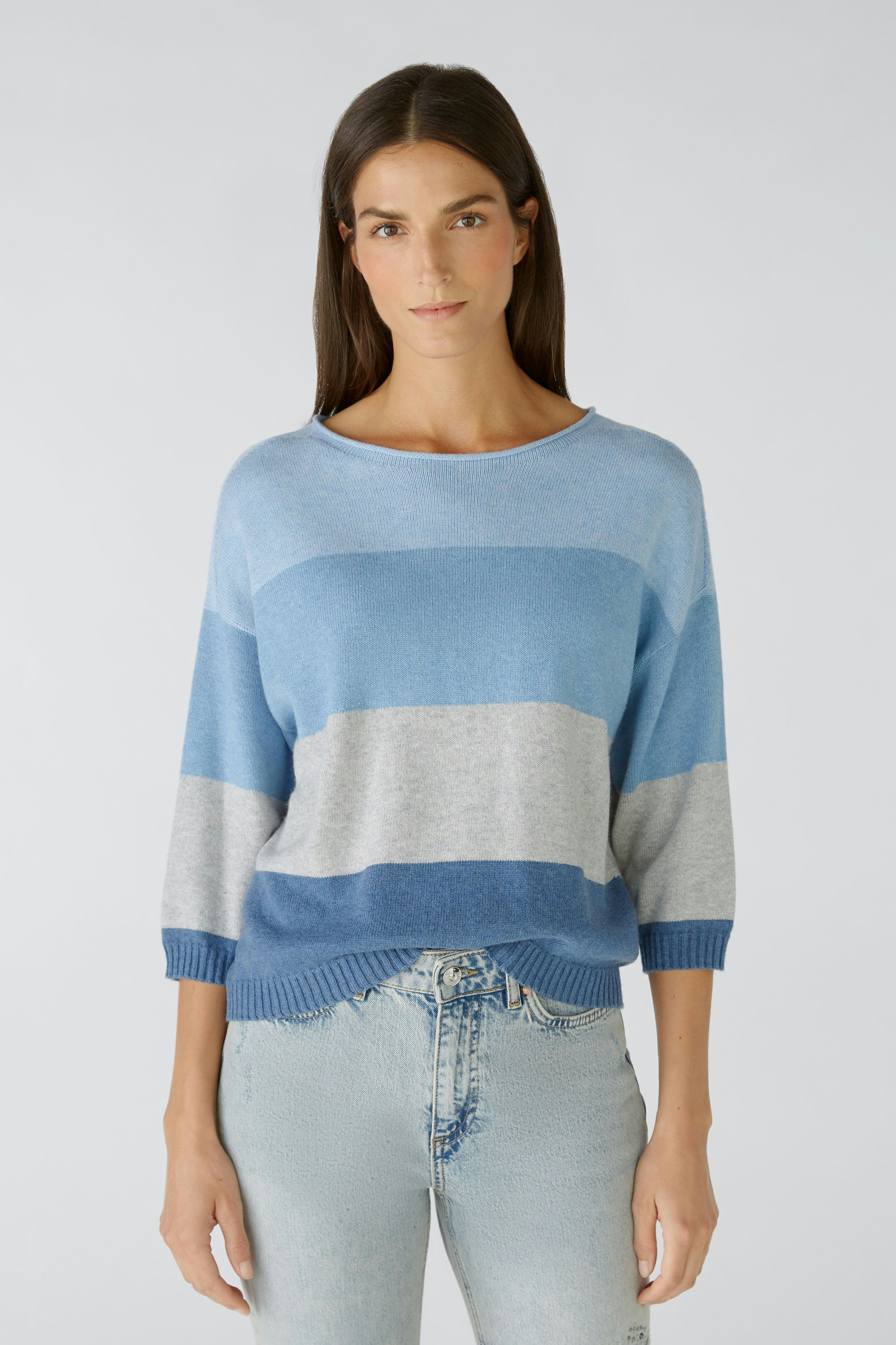 Bild 1 von Pullover - light blue grey in light blue grey | Oui