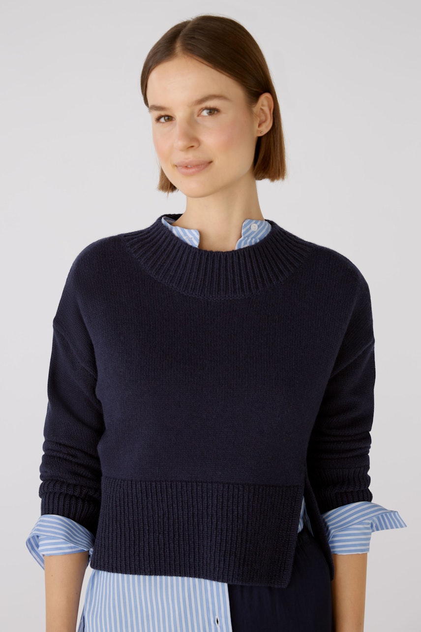 Bild 5 von Pullover - darkblue in darkblue | Oui