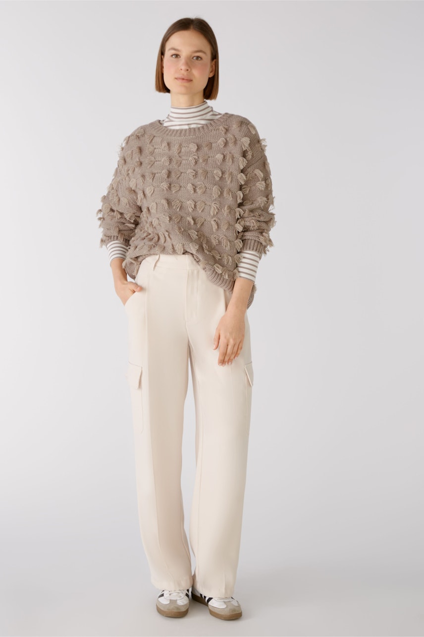 Bild 2 von Pullover - Taupe Melange in Taupe Melange | Oui