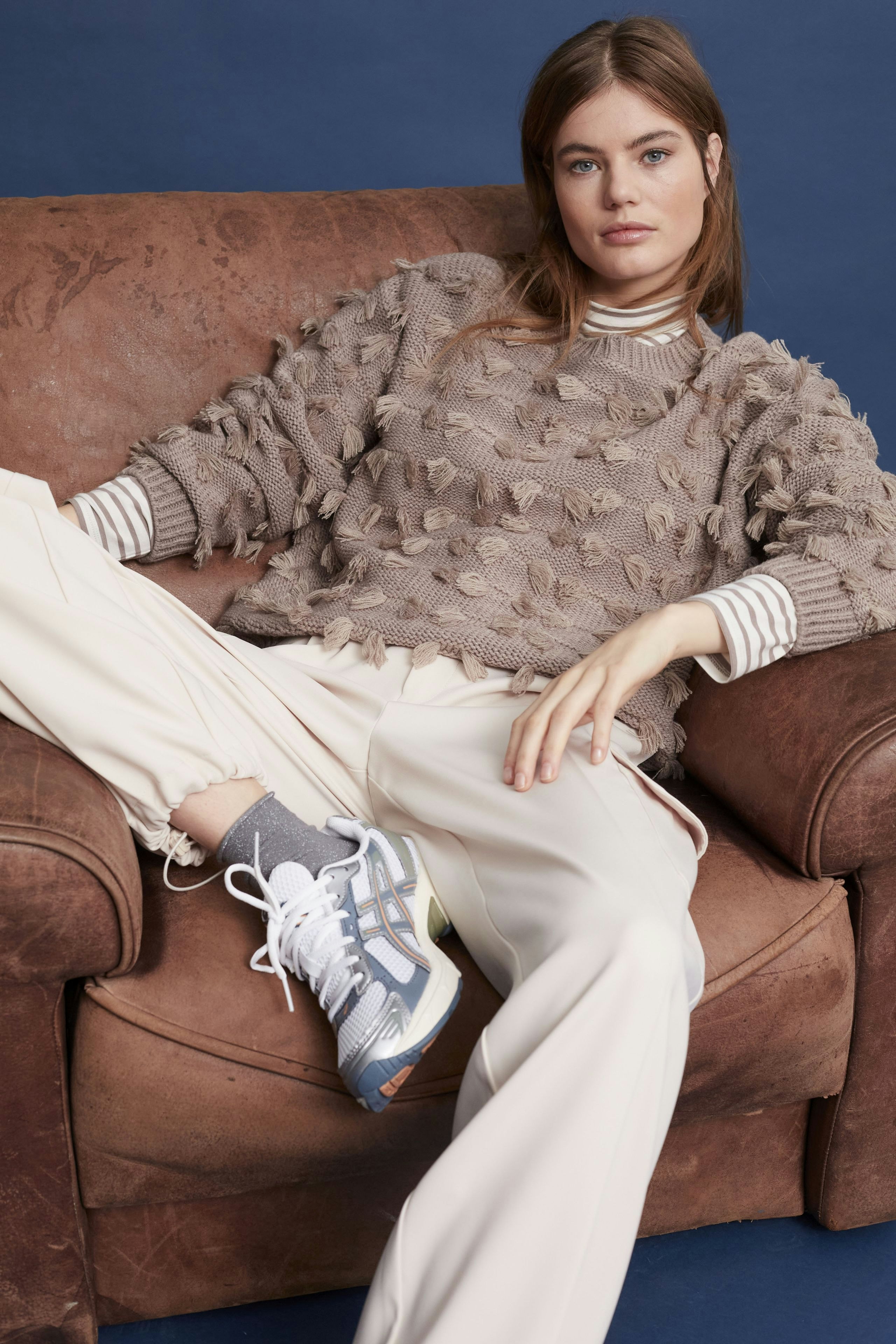 Bild 6 von Pullover - Taupe Melange in Taupe Melange | Oui