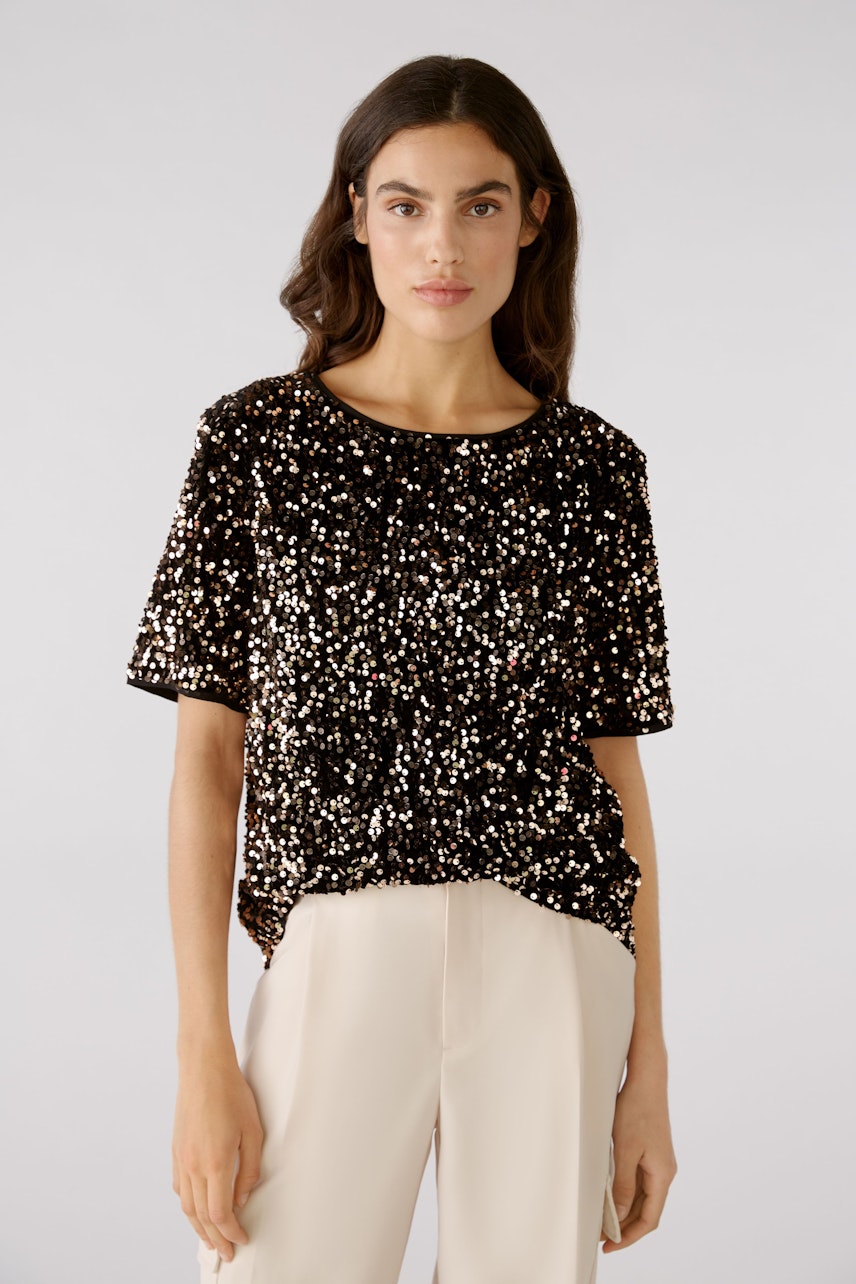 Bild 2 von Blouse top - gold black in gold black | Oui