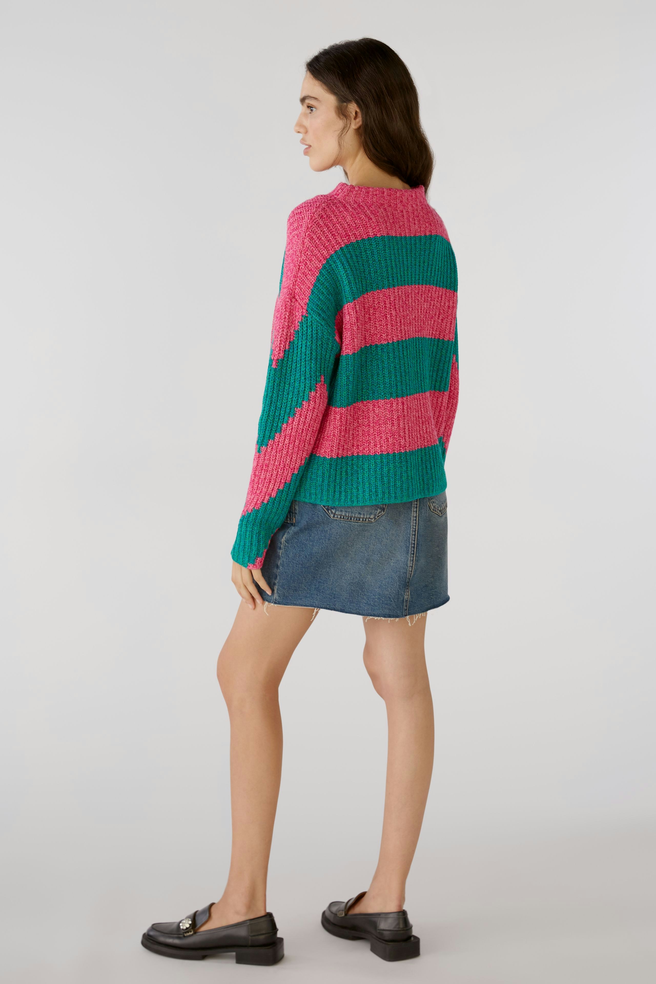Bild 3 von Pullover - pink green in pink green | Oui