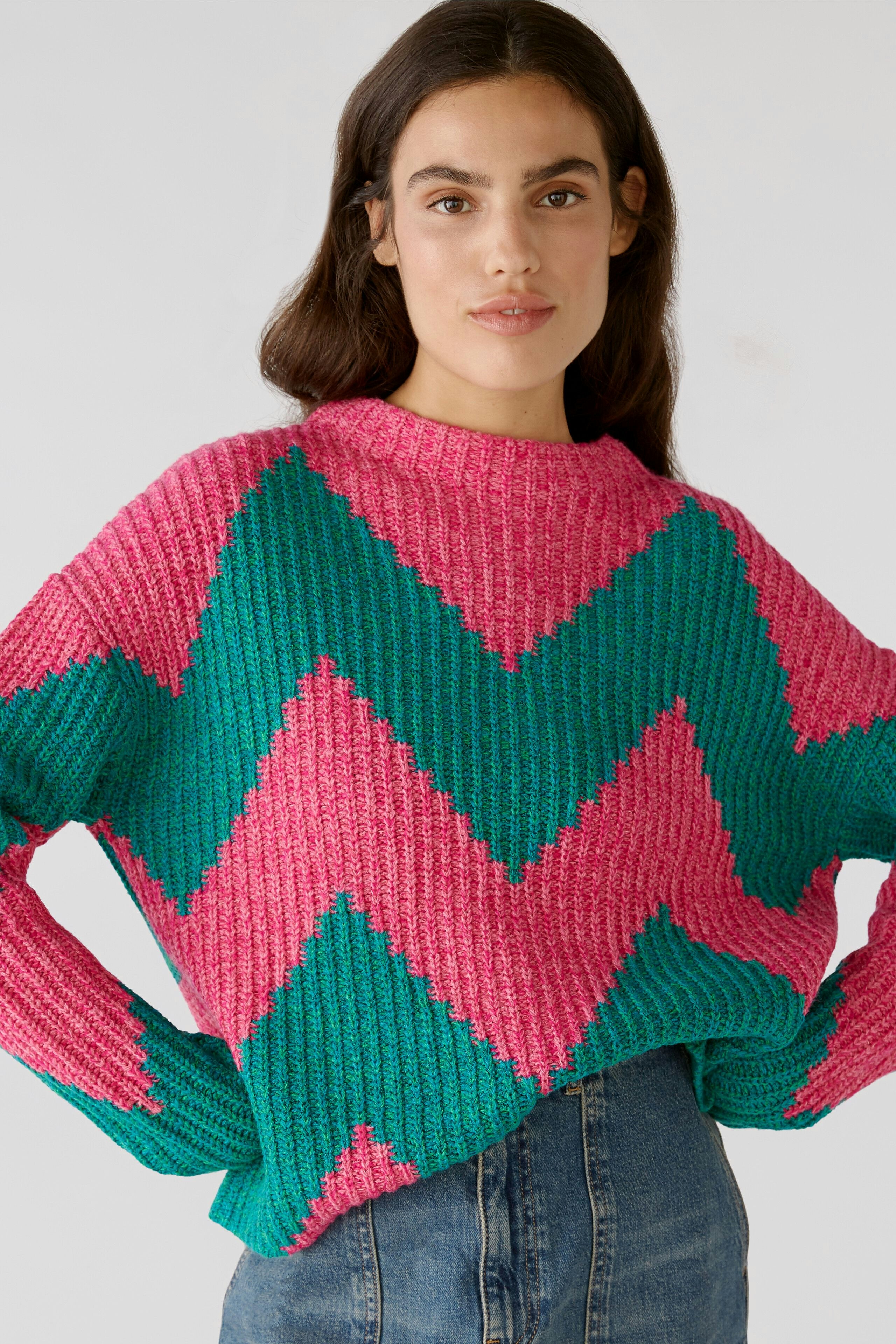 Bild 5 von Pullover - pink green in pink green | Oui