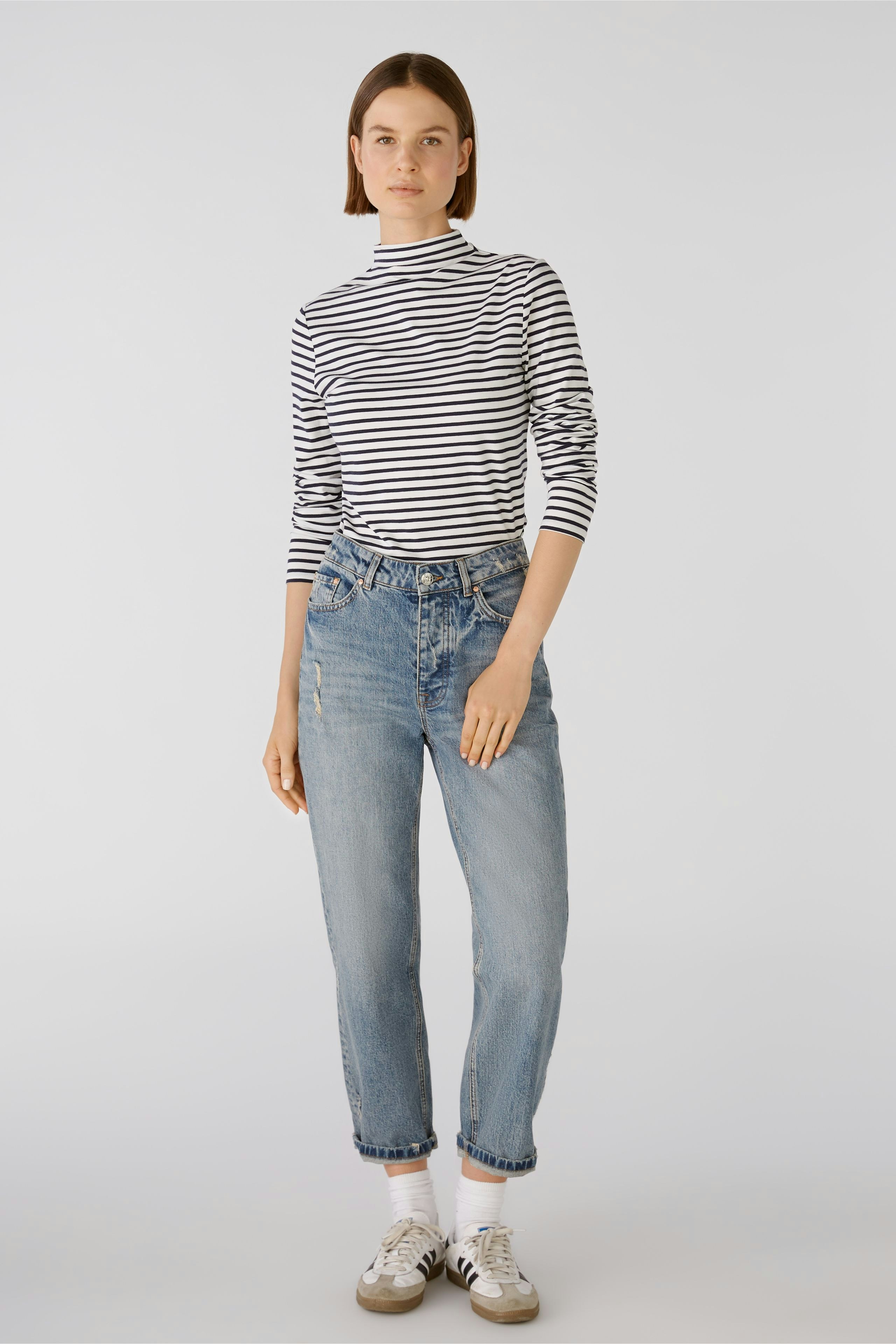 Bild 1 von Langarmshirt - white blue in white blue | Oui