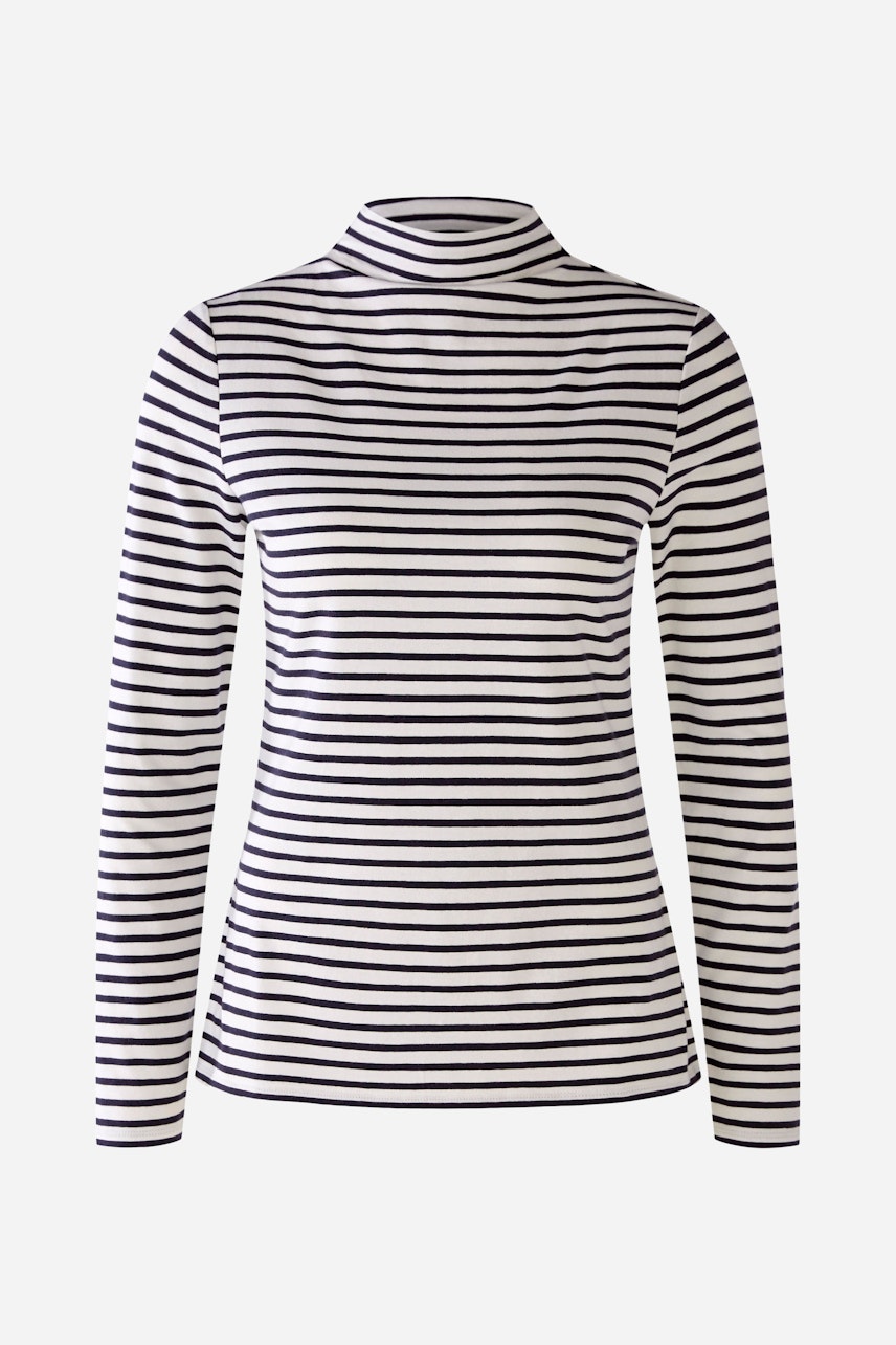 Bild 6 von Long-sleeved shirt - white blue in white blue | Oui