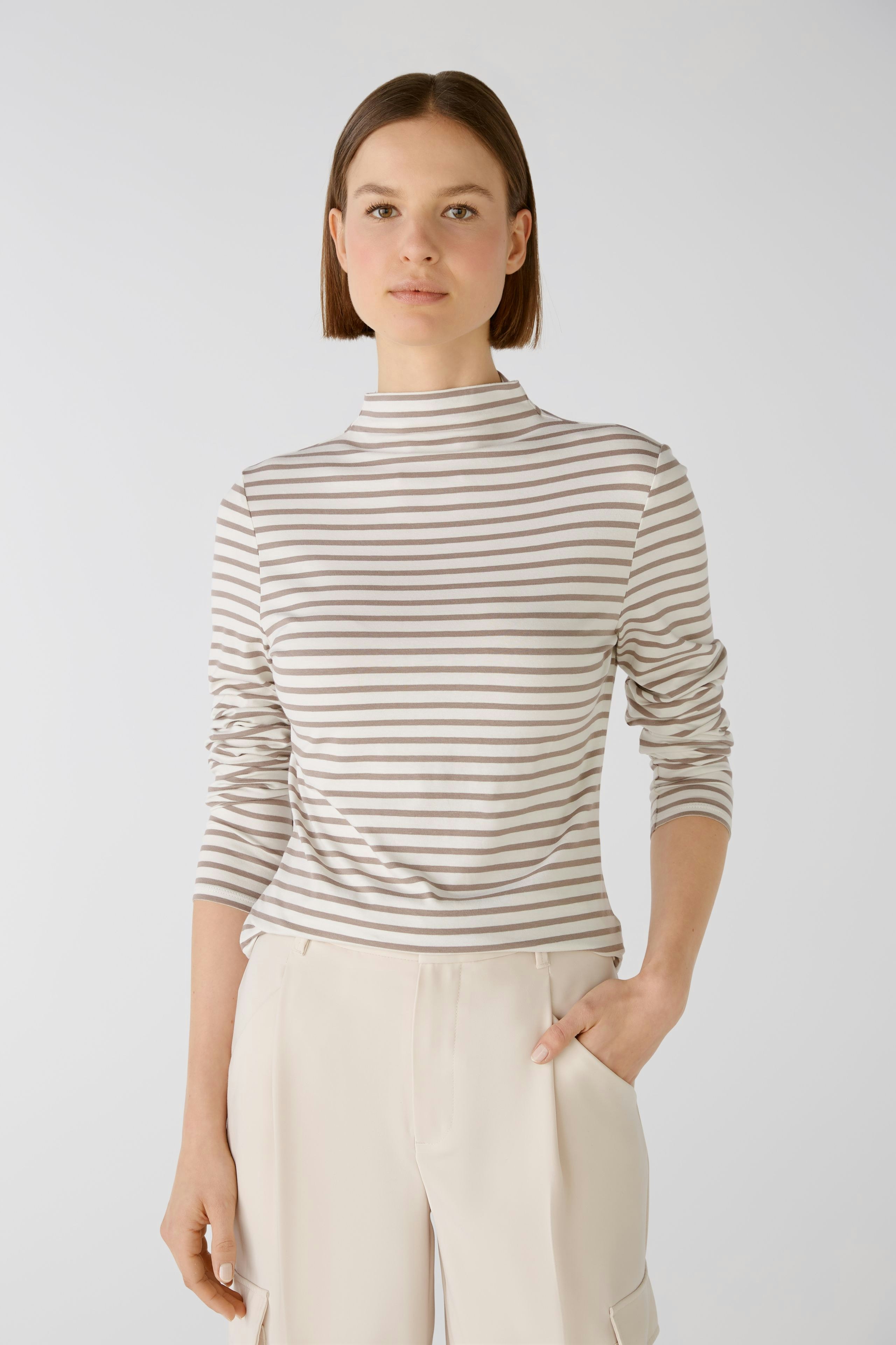 Bild 2 von Langarmshirt - white brown in white brown | Oui