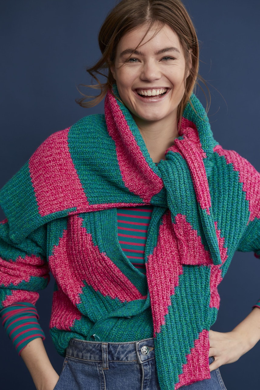 Bild 6 von Cardigan - pink green in pink green | Oui