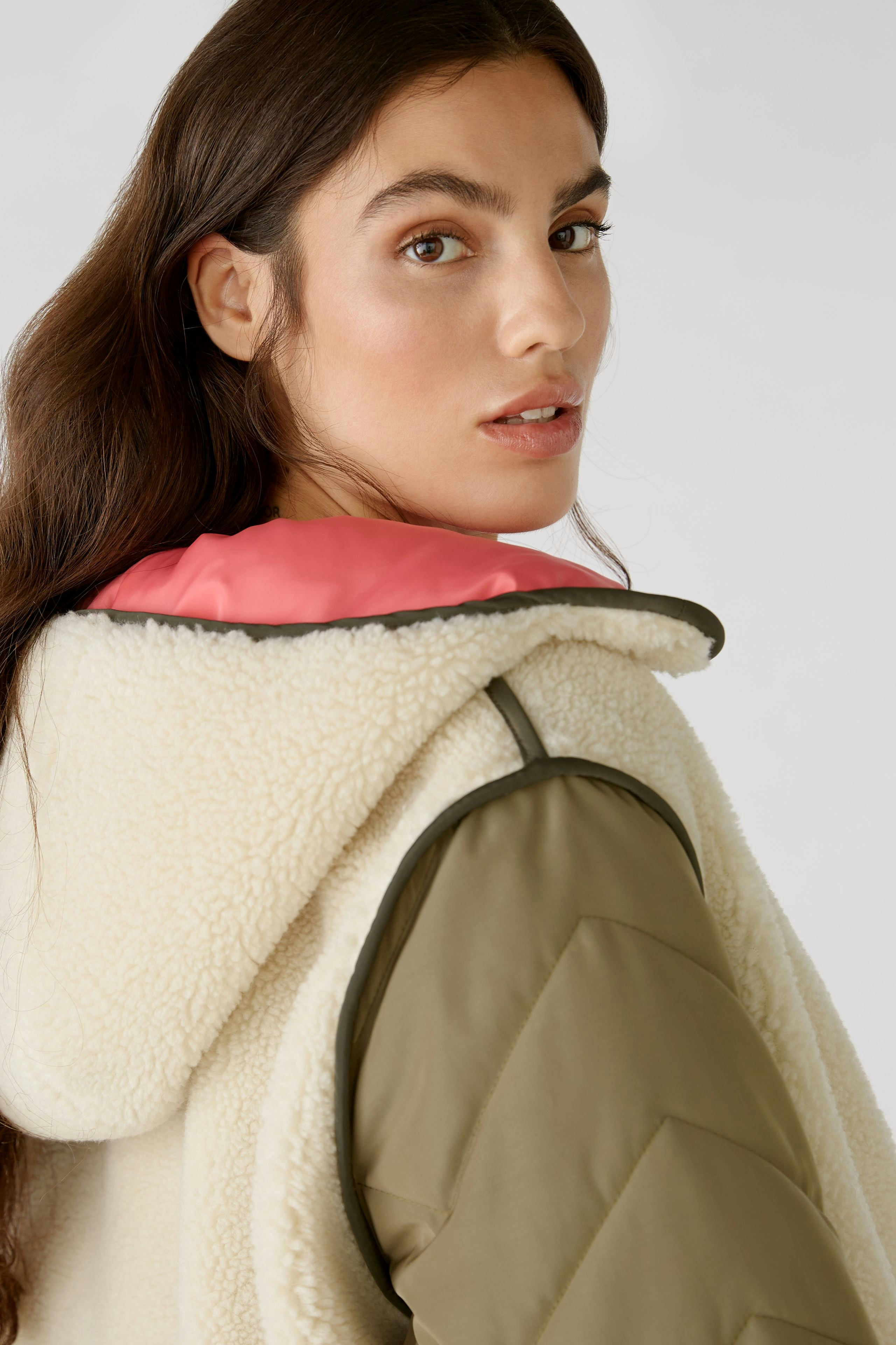 パーカー・フーディ STONE  IVORY PARKA IN COTTON STONE ISLAND - 615X2 / STONE ISLAND MARINA_'OLD' TREATMENT