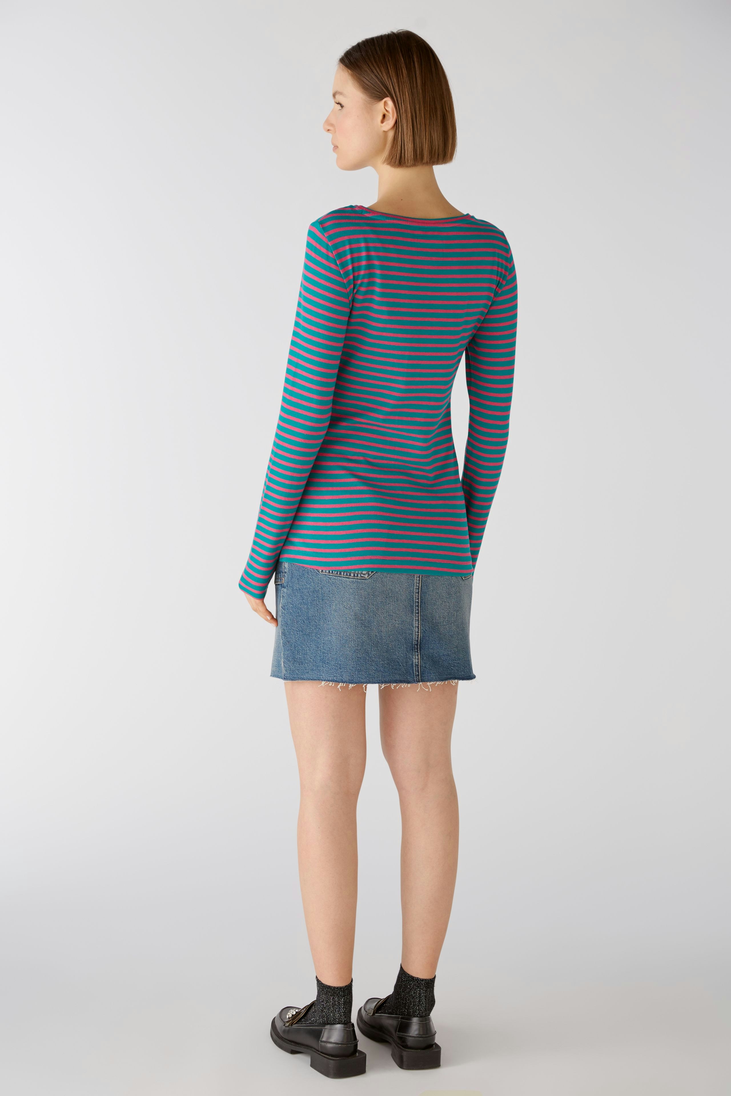 Bild 3 von Long-sleeved shirt - green red in green red | Oui