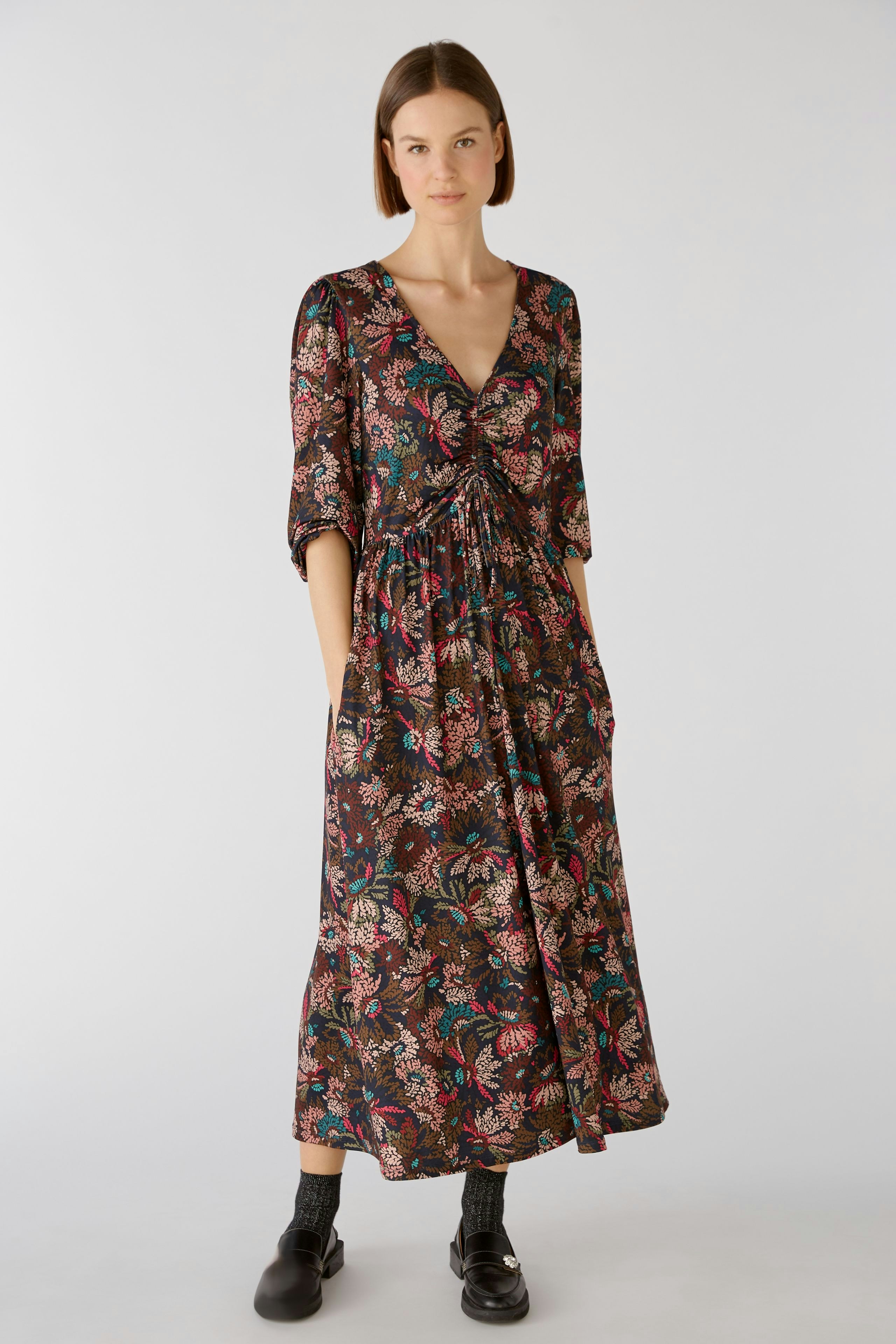 Bild 1 von Midikleid - brown red in brown red | Oui