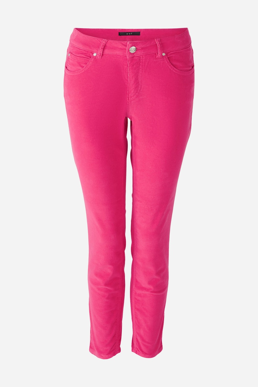 Bild 1 von BAXTOR Cord Jeggings - dark pink in dark pink | Oui