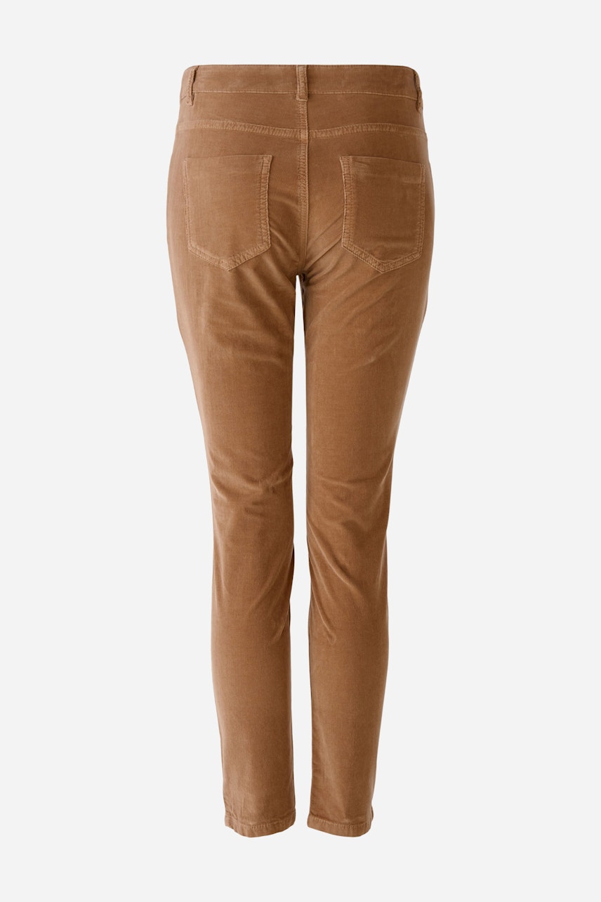 Bild 2 von BAXTOR Cord Jeggings - dark camel in dark camel | Oui