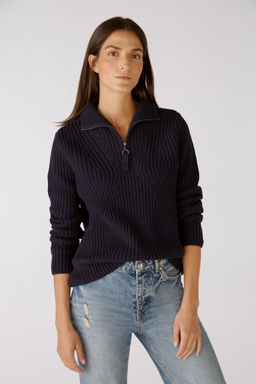 Bild 2 von Pullover - darkblue in darkblue | Oui