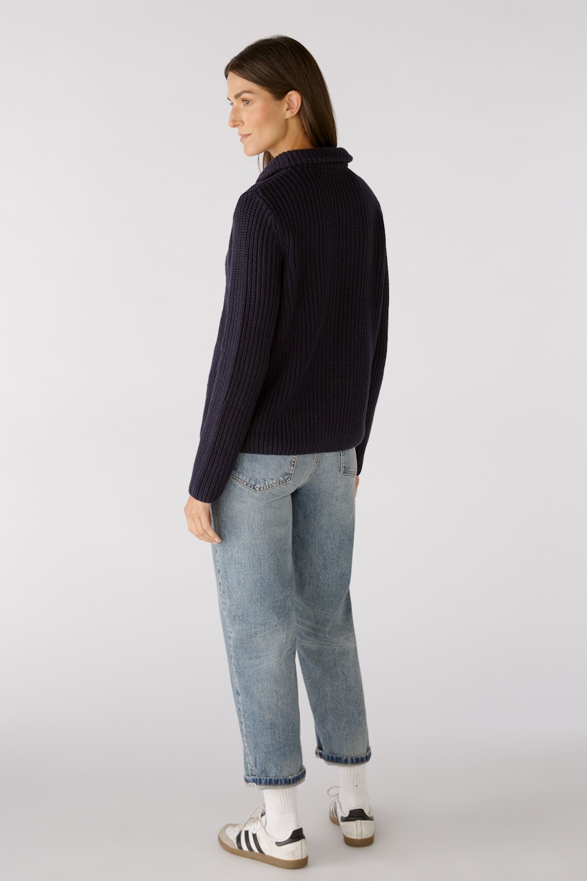 Bild 3 von Pullover - darkblue in darkblue | Oui