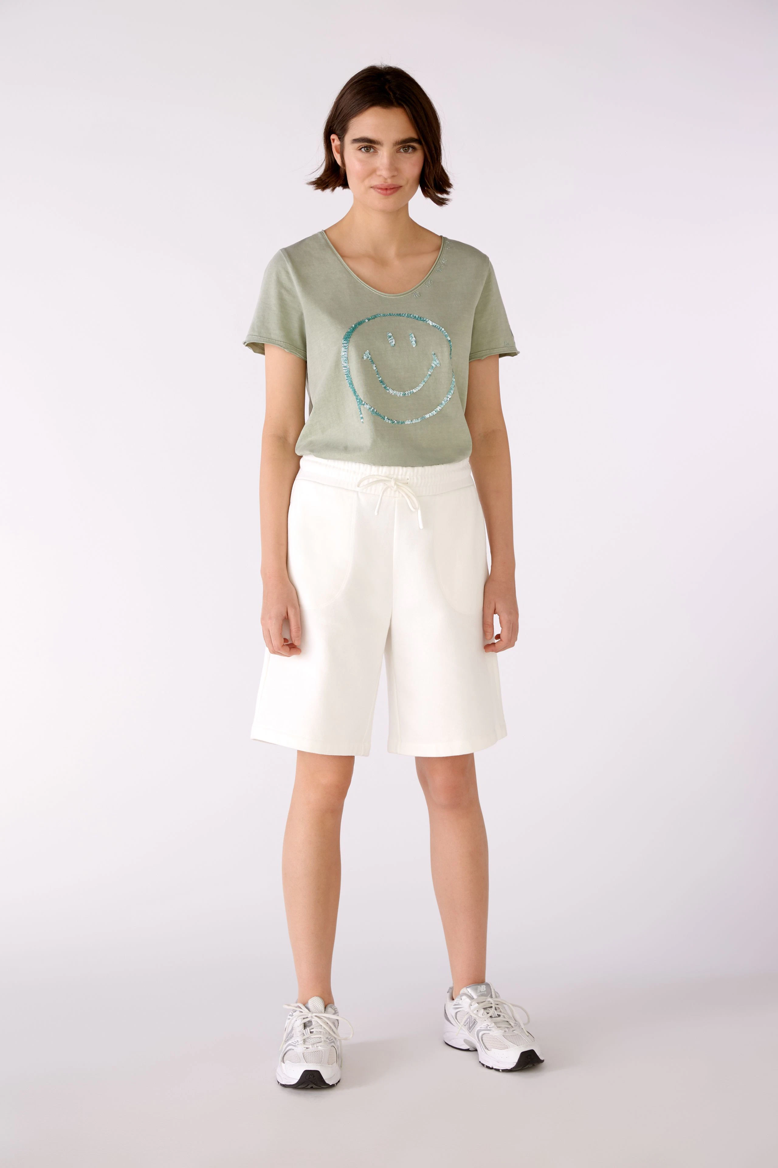 Image 2 of T-shirt - salvia in salvia | Oui