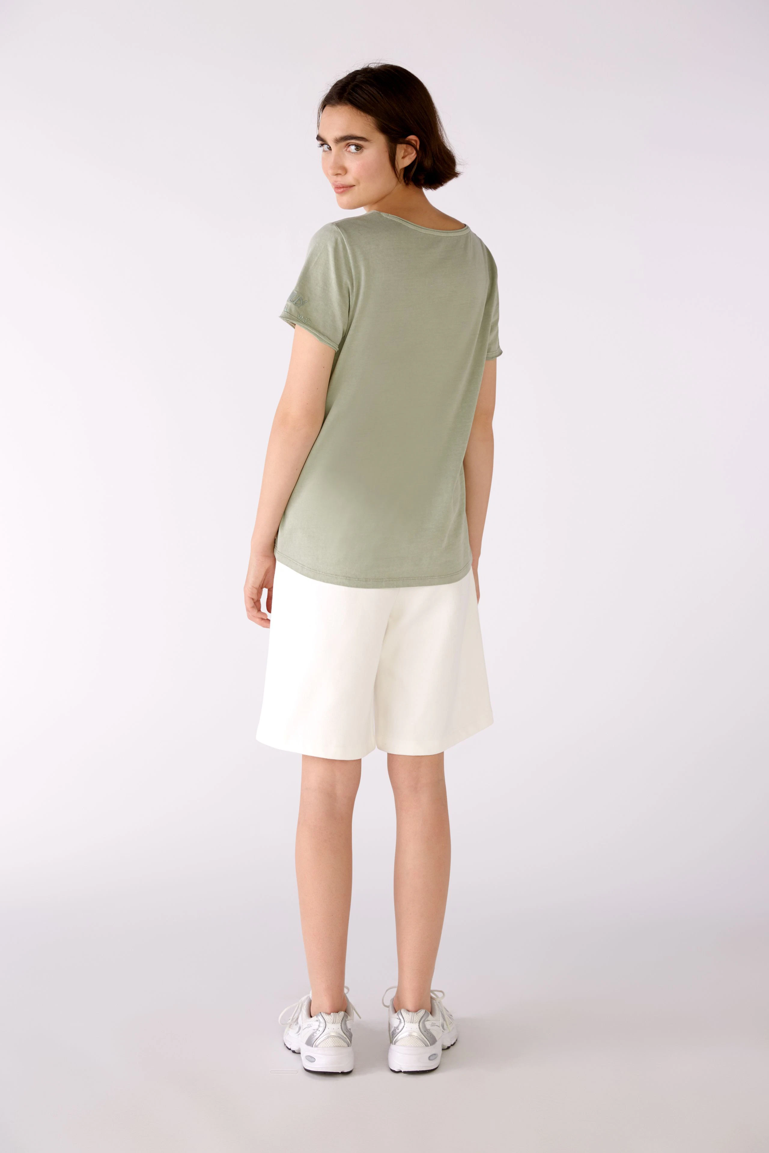 Image 4 of T-shirt - salvia in salvia | Oui