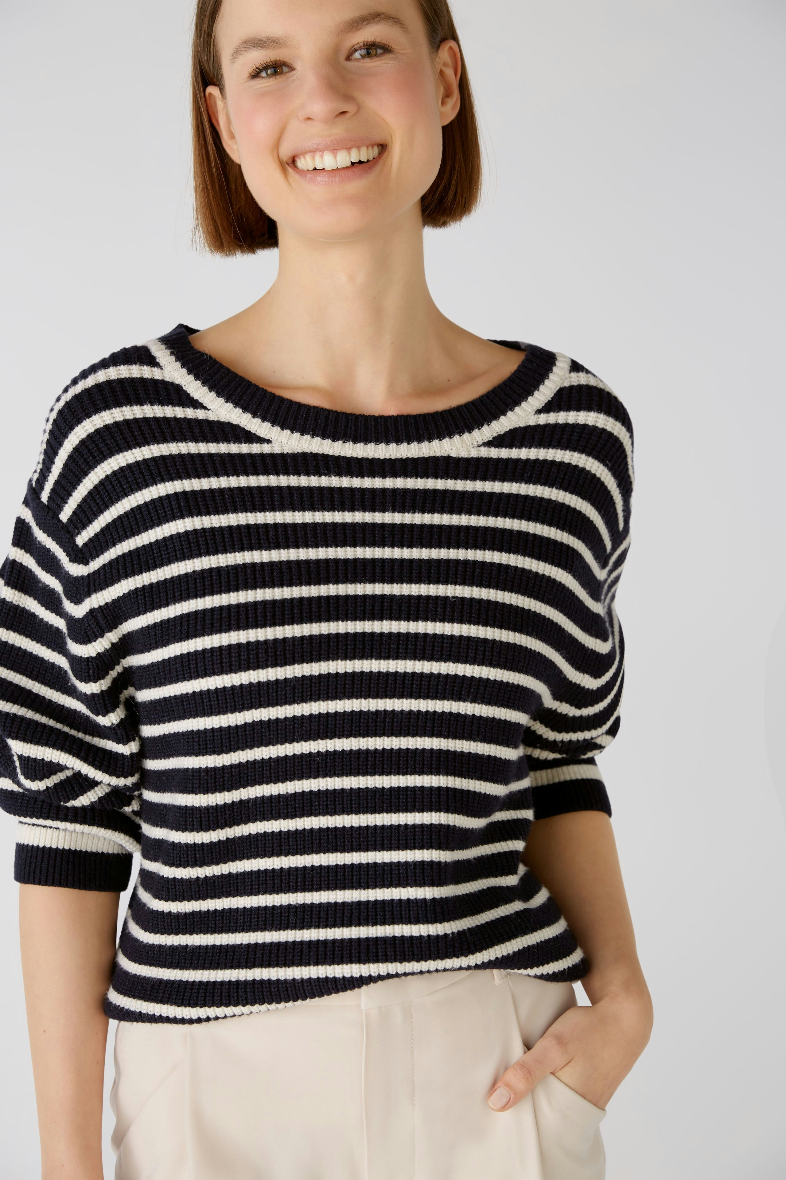 Bild 5 von Pullover - dark blue white in dark blue white | Oui
