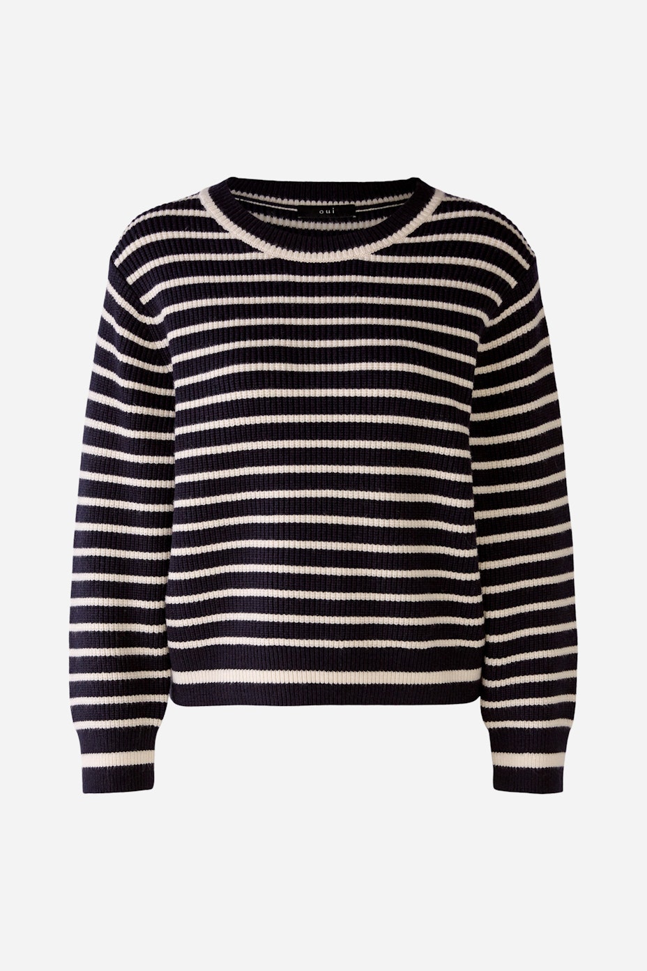 Pullover - dark blue white