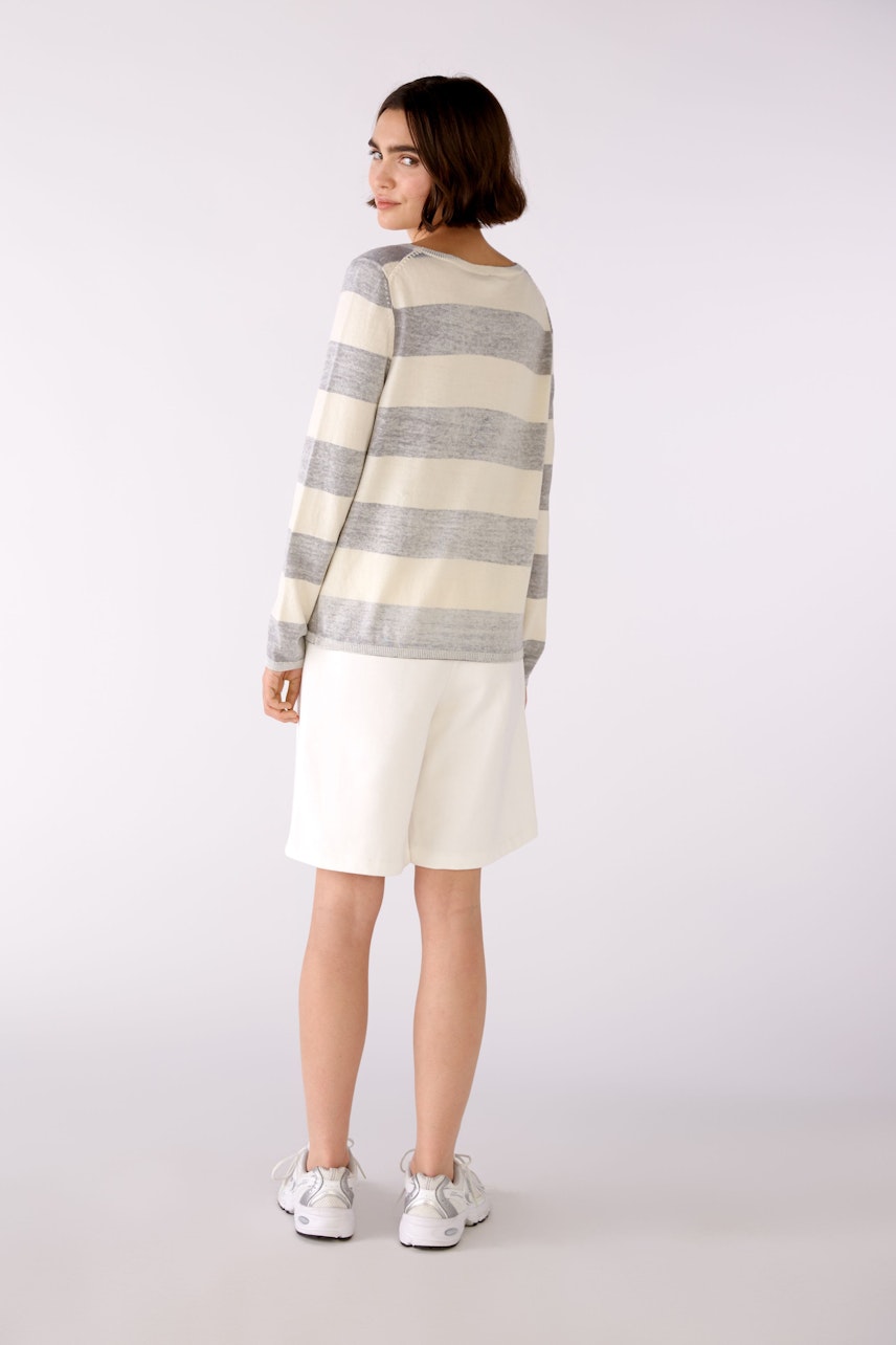 Bild 4 von Pullover - light grey white in light grey white | Oui