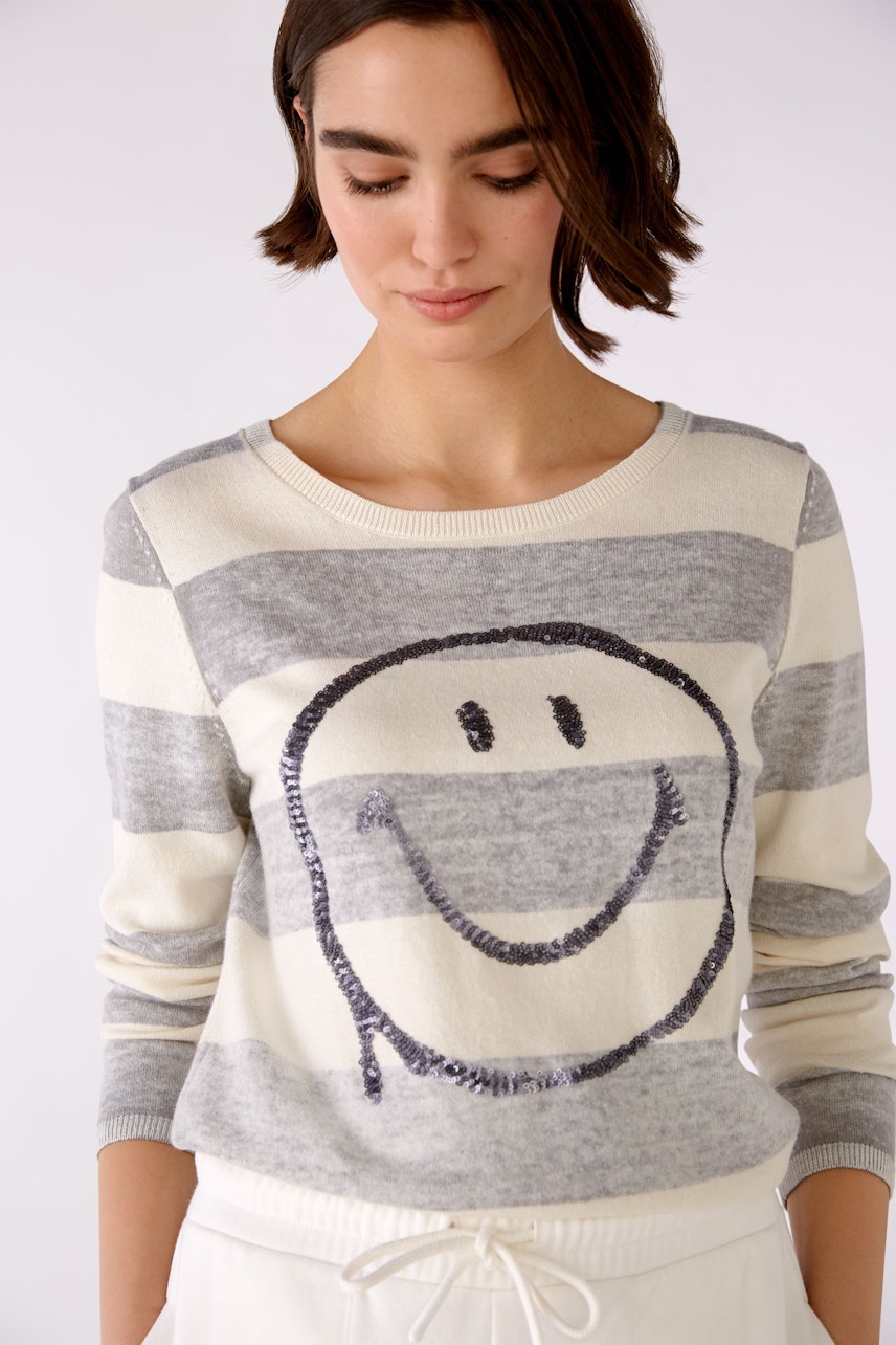 Bild 5 von Pullover - light grey white in light grey white | Oui