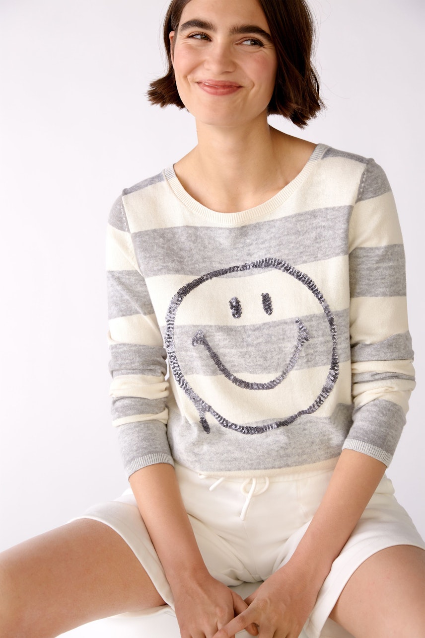 Bild 1 von Pullover - light grey white in light grey white | Oui