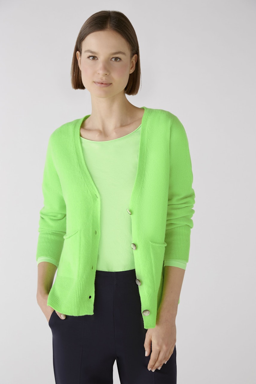 Bild 2 von Cardigan - gecko green in gecko green | Oui