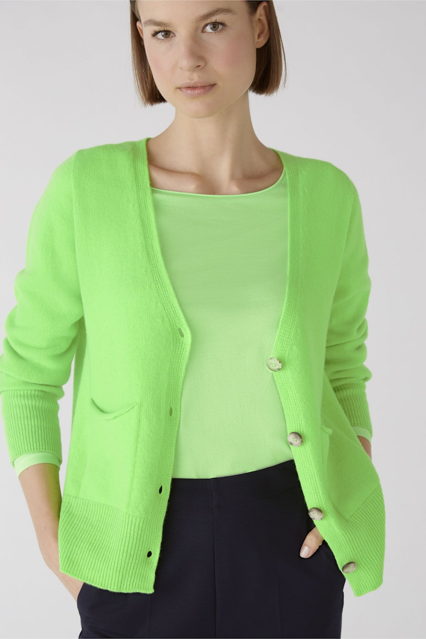 Bild 4 von Cardigan - gecko green in gecko green | Oui