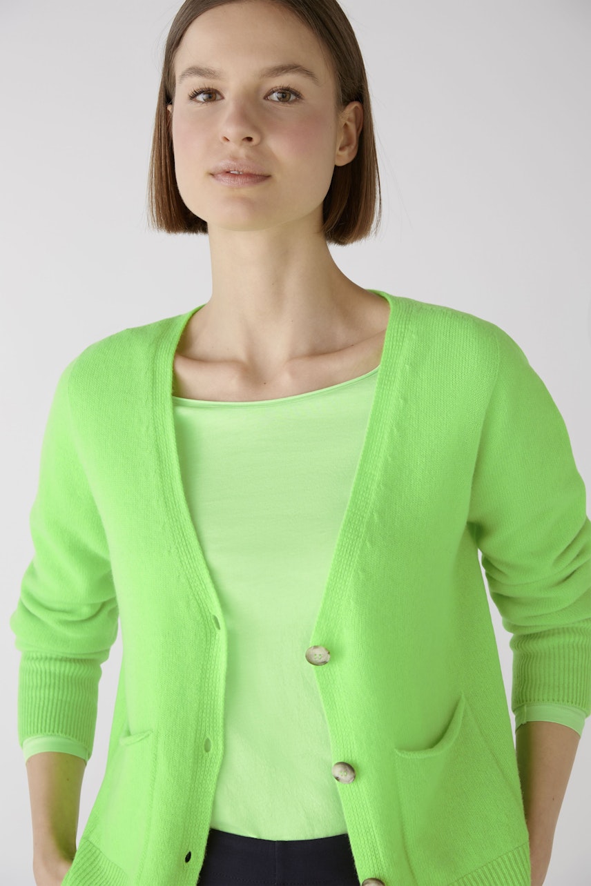 Bild 5 von Strickjacke - gecko green in gecko green | Oui