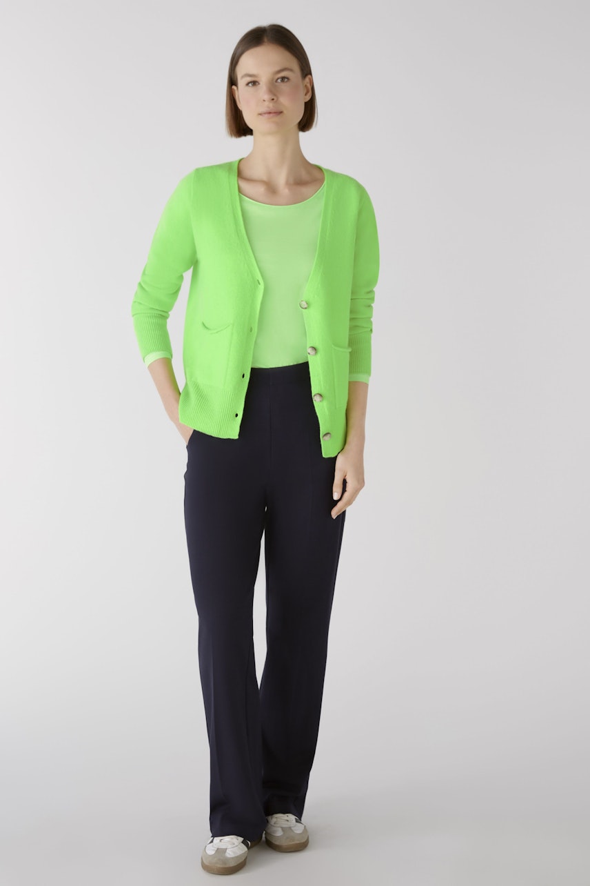 Bild 1 von Cardigan - gecko green in gecko green | Oui