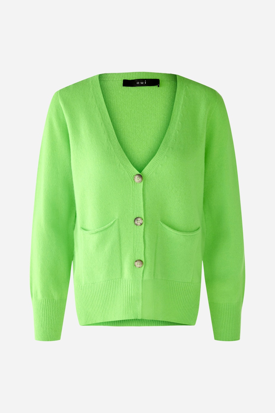 Strickjacke - gecko green