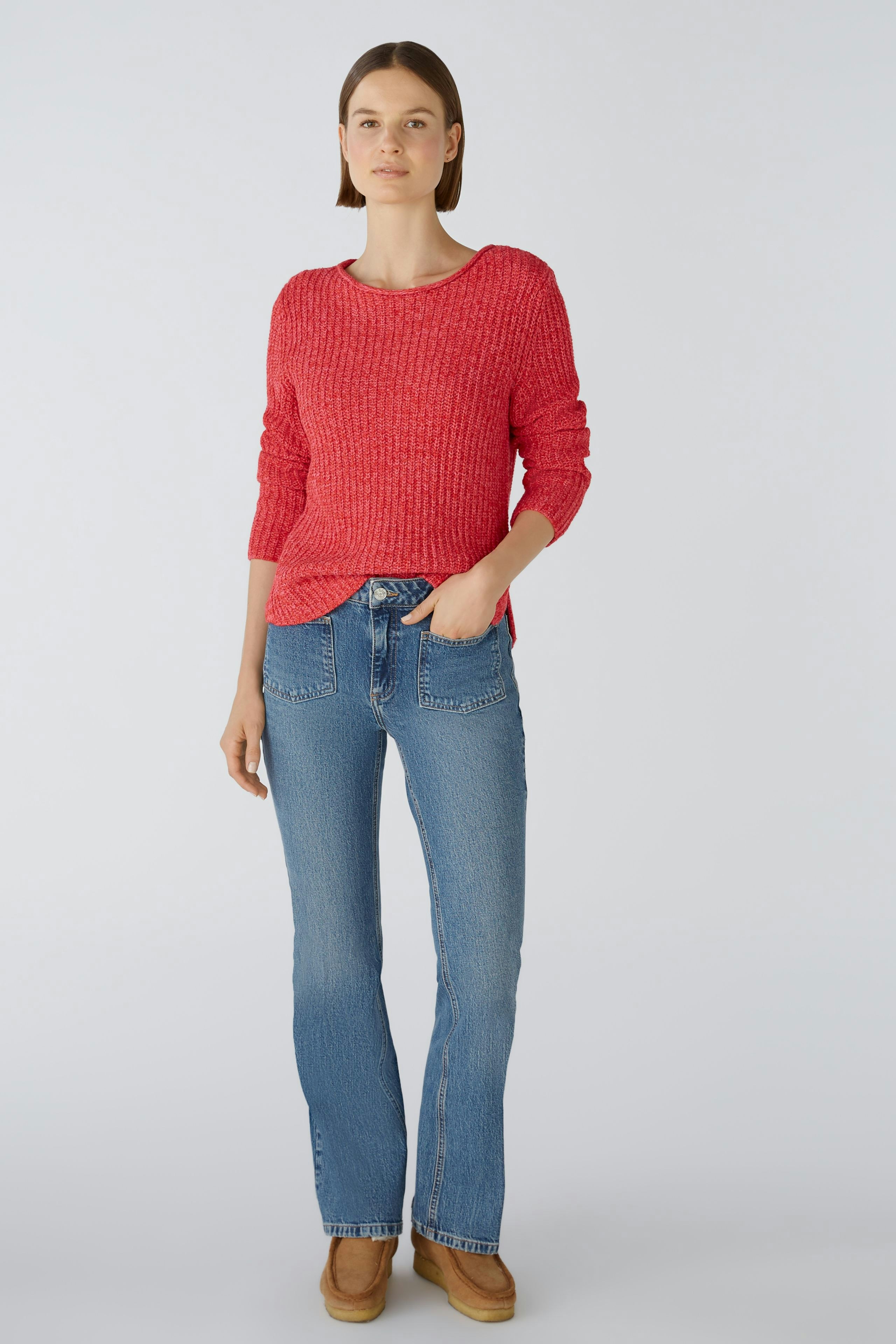 Bild 2 von Pullover - chinese red in chinese red | Oui