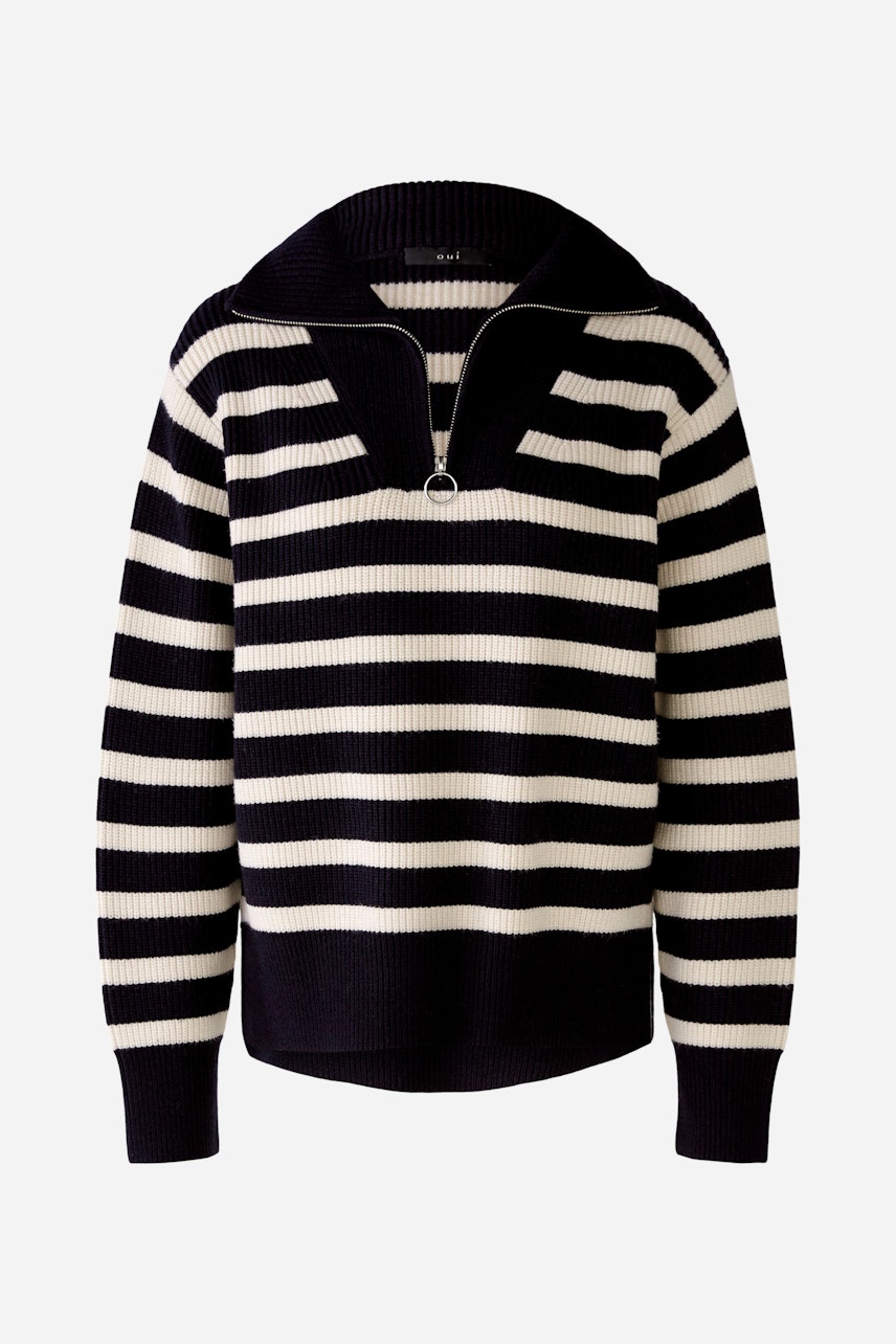 Bild 6 von Pullover - dark blue white in dark blue white | Oui