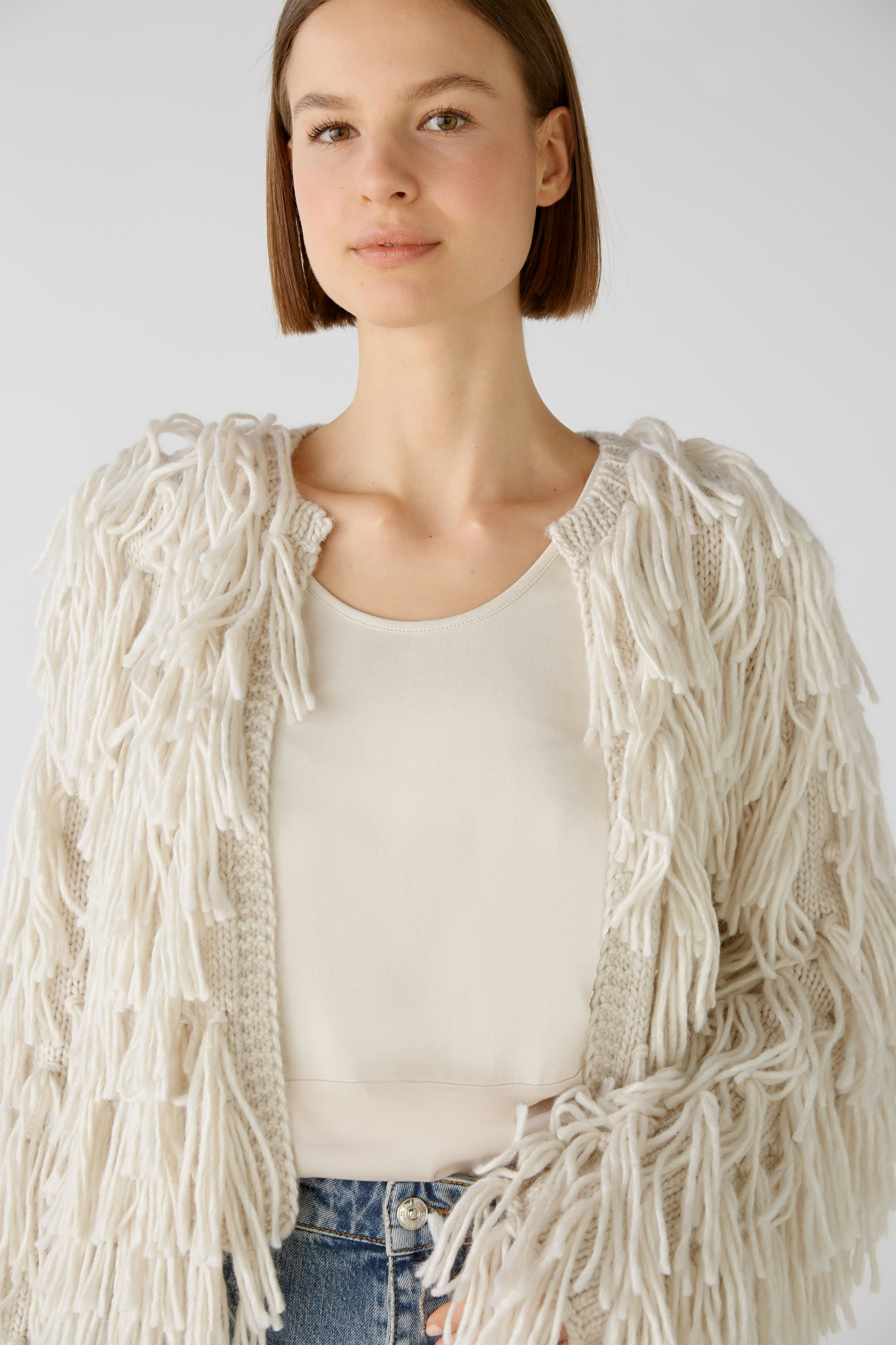 Bild 4 von Cardigan - light beige mel in light beige mel | Oui