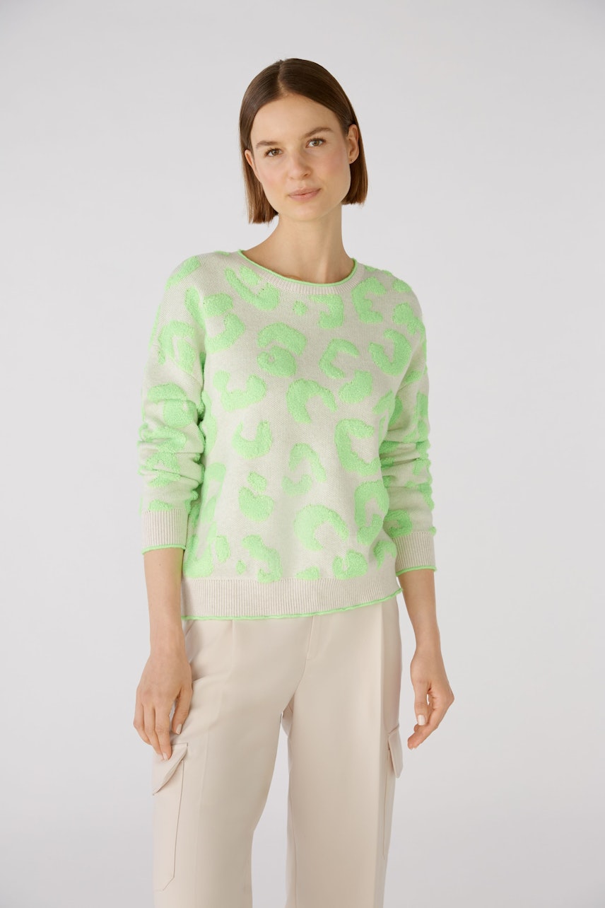 Bild 2 von Pullover - white green in white green | Oui