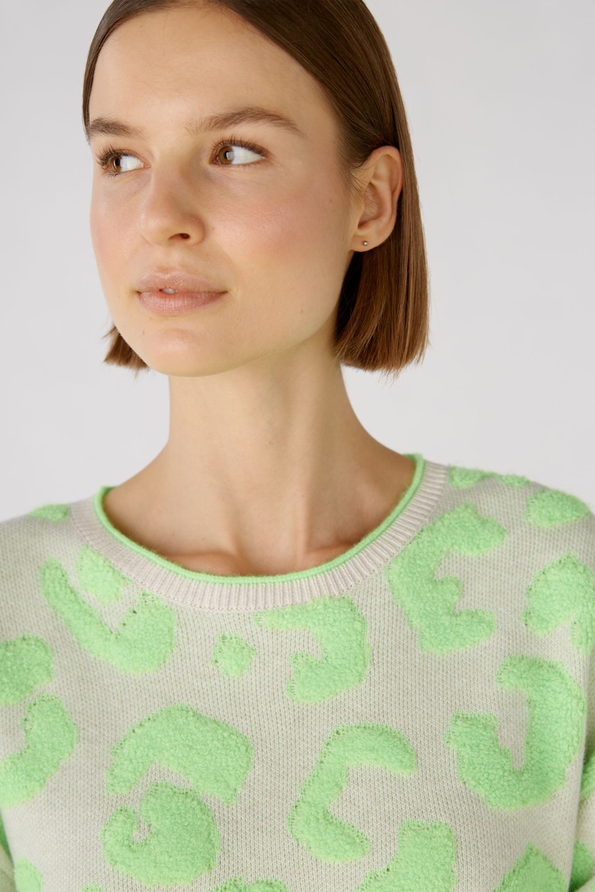 Bild 4 von Pullover - white green in white green | Oui