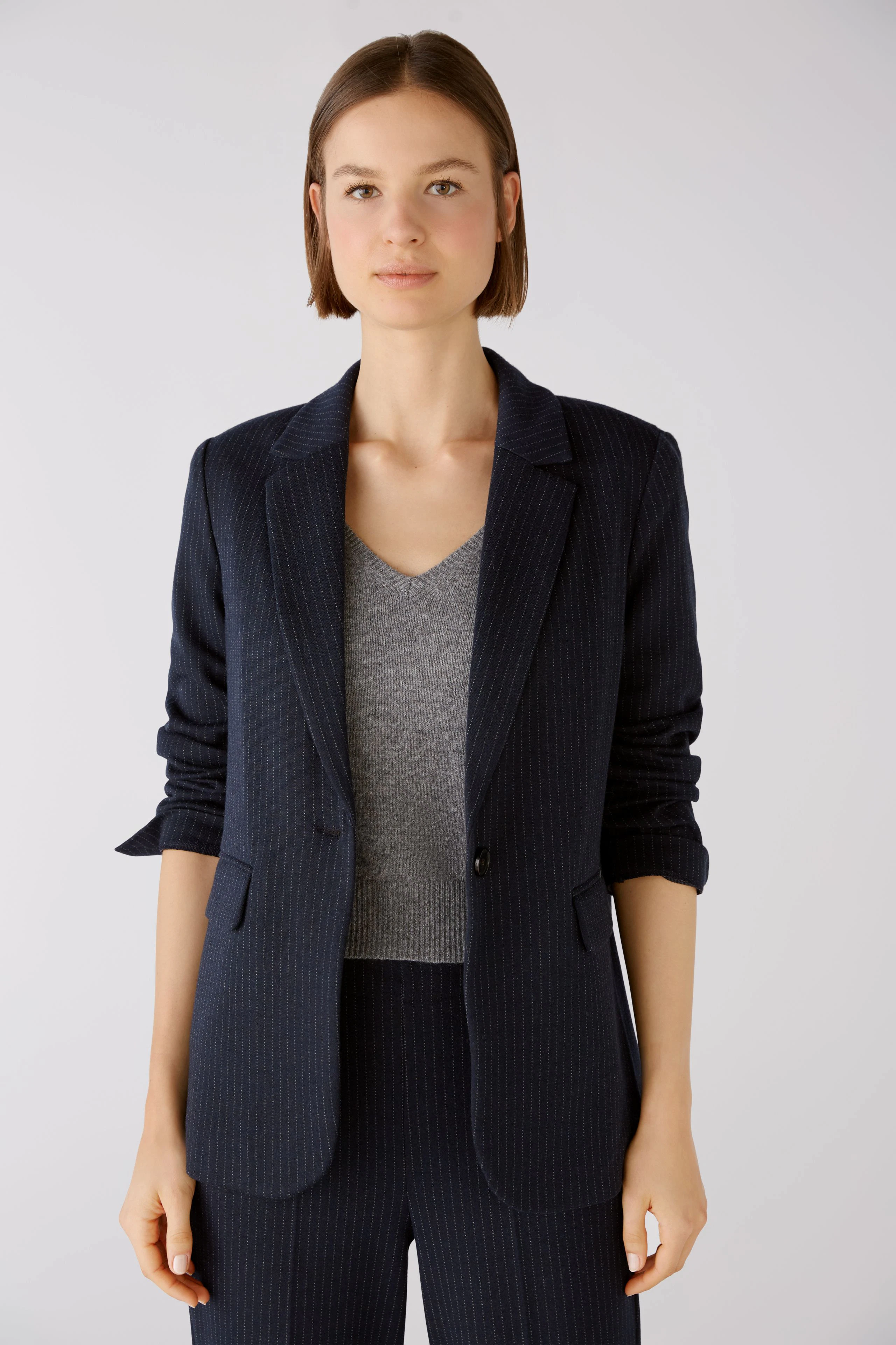 Image 2 of Blazer - darkblue grey in darkblue grey | Oui