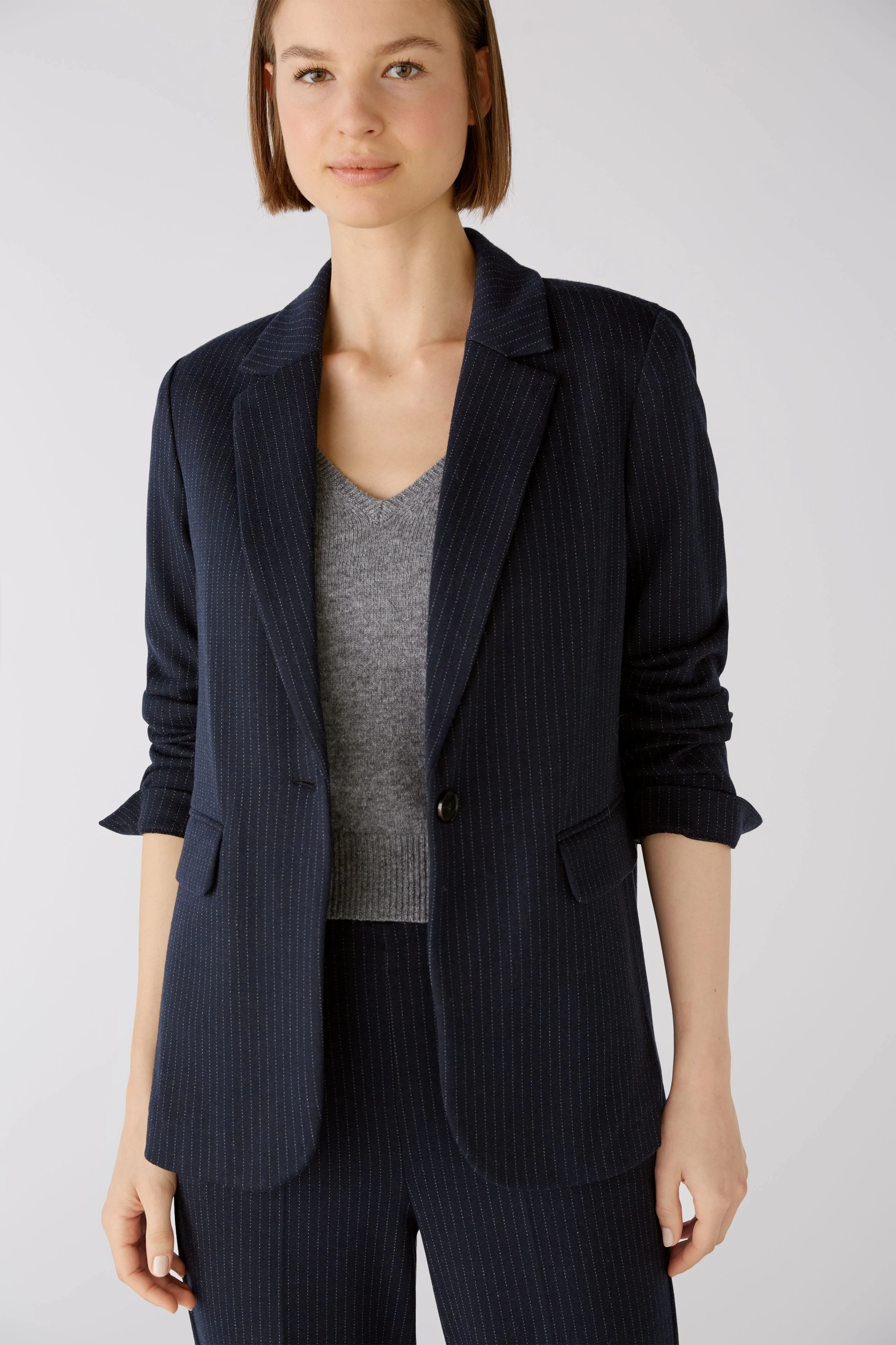 Image 4 of Blazer - darkblue grey in darkblue grey | Oui