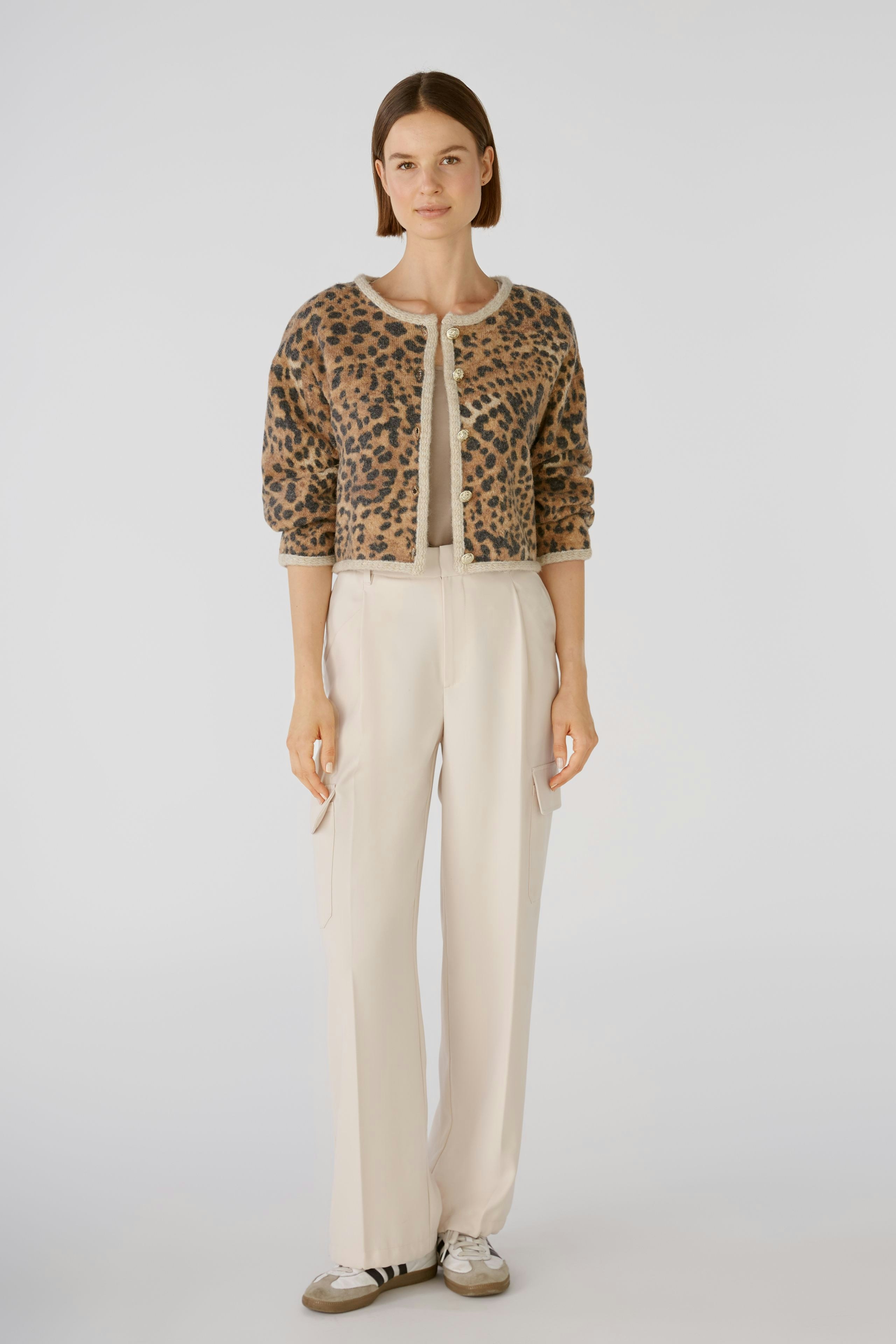 Bild 1 von Strickjacke - dark camel black in dark camel black | Oui