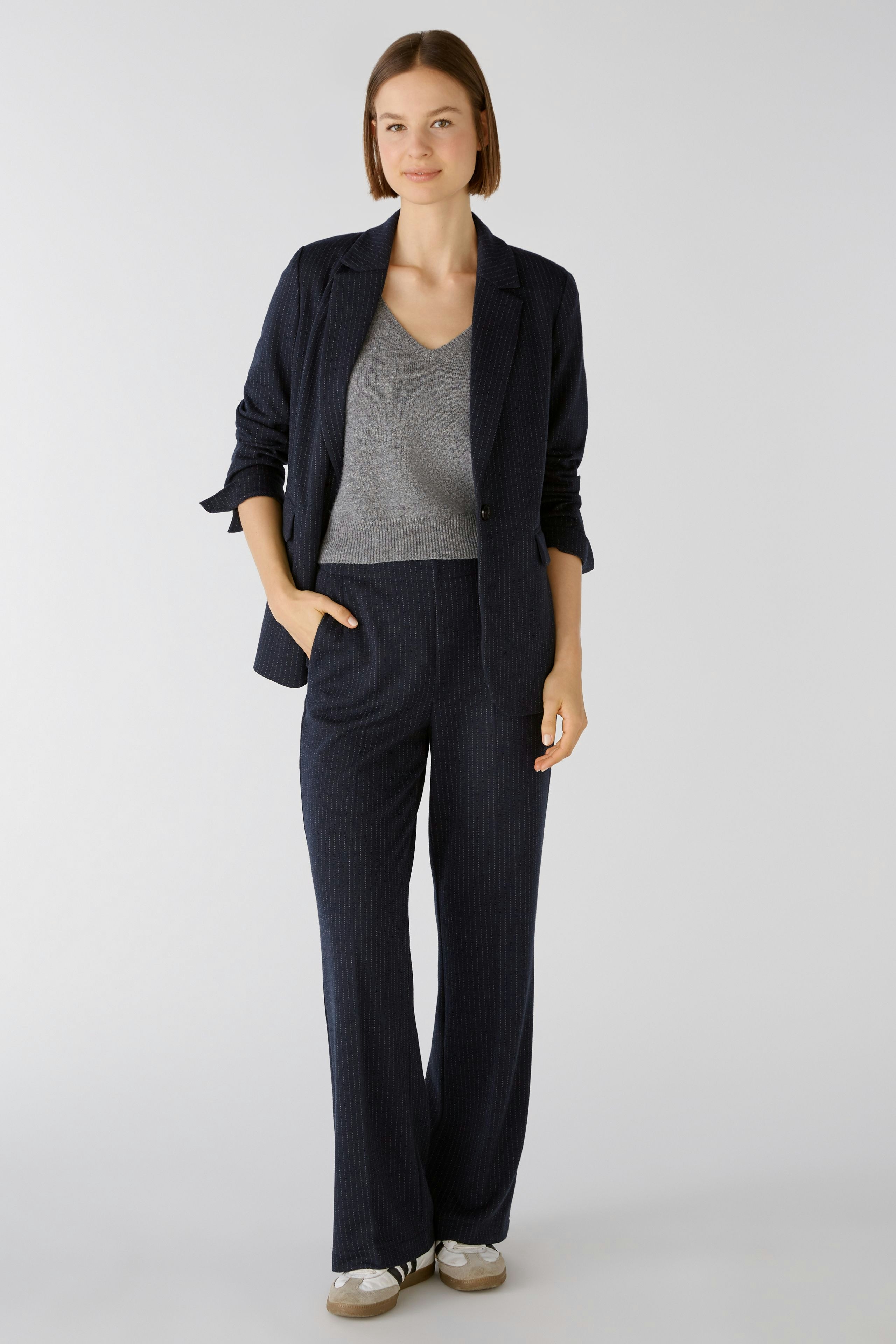 Bild 1 von Trousers - dark blue grey in dark blue grey | Oui