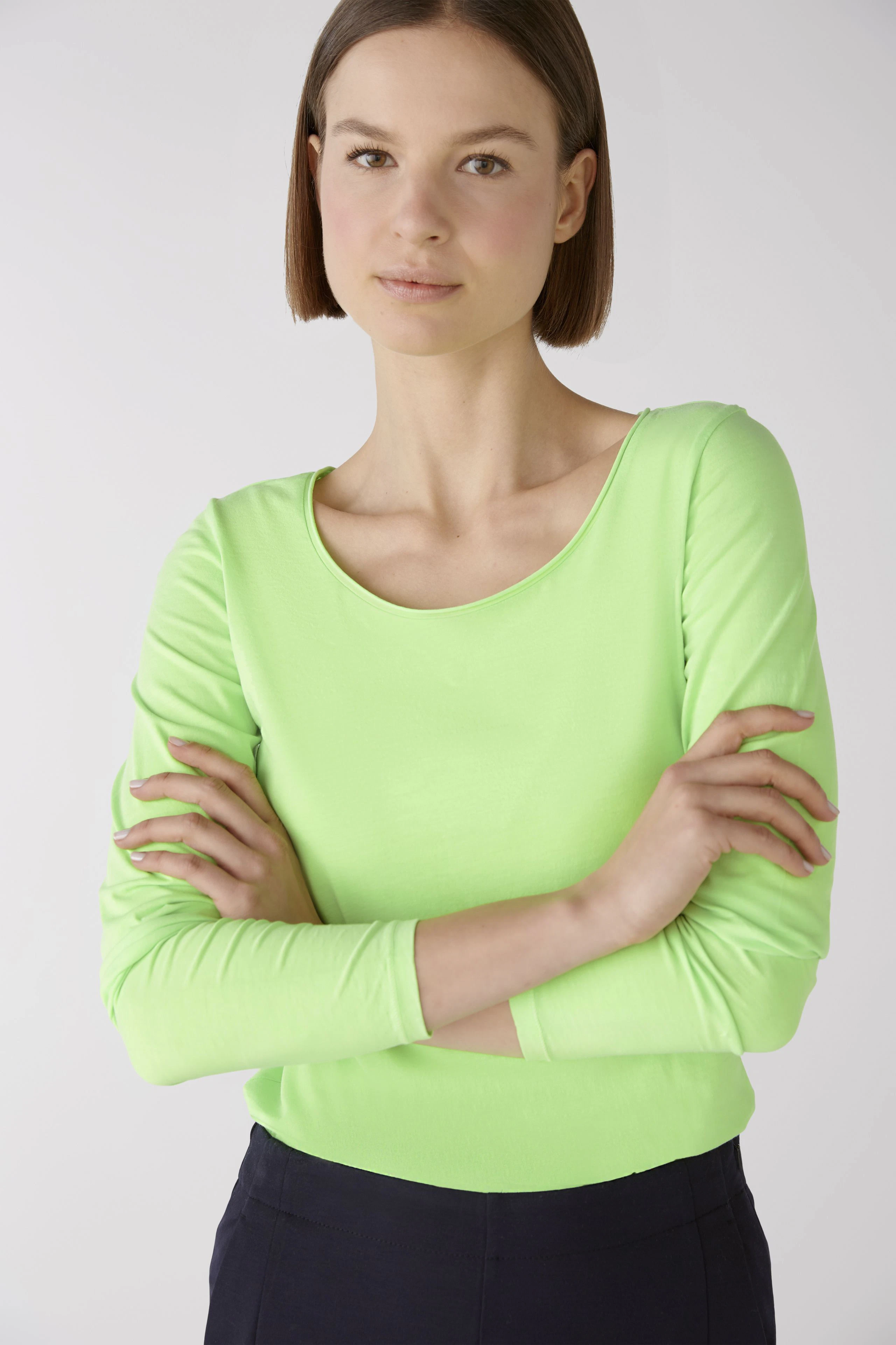 Bild 5 von Langarmshirt - gecko green in gecko green | Oui