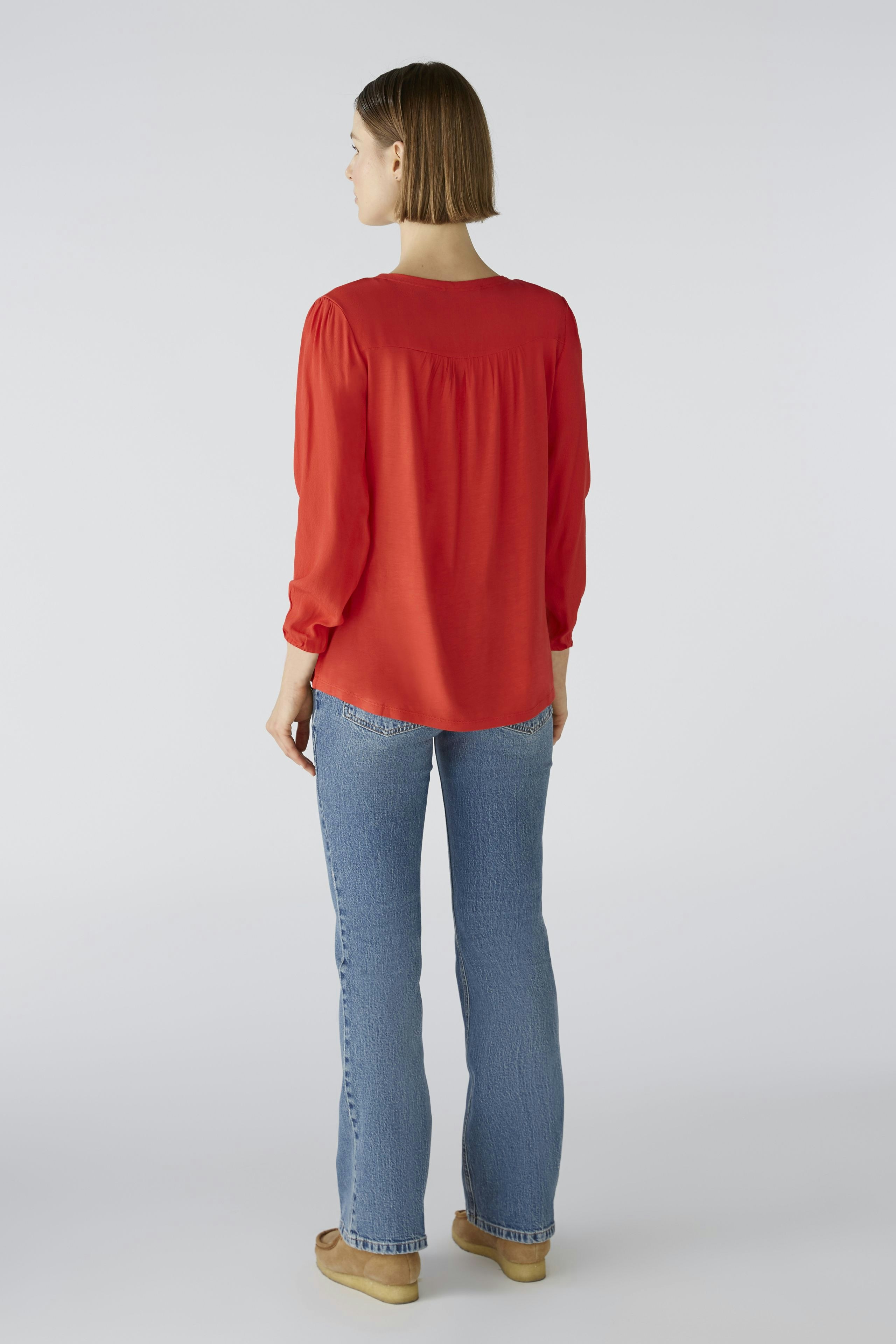 Bild 3 von Blouse shirt - chinese red in chinese red | Oui